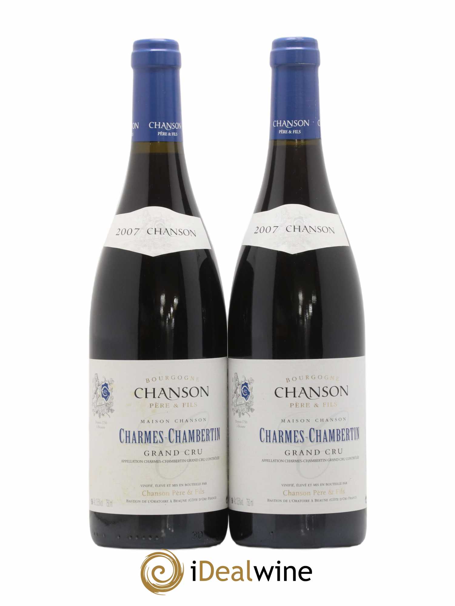 Charmes-Chambertin Grand Cru Chanson 2007 - Lot de 2 bouteilles - 0