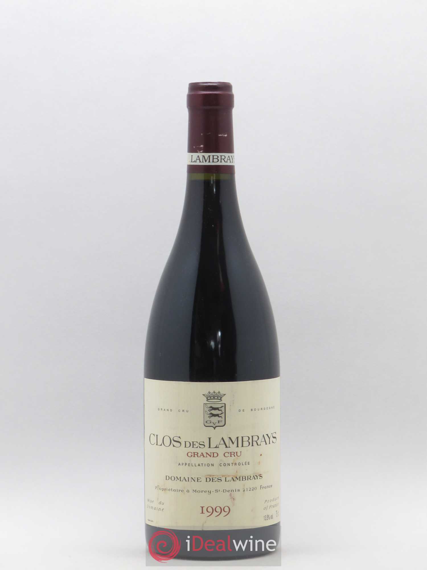 Clos des Lambrays Grand Cru Domaine des Lambrays 1999 - Lot de 1 bouteille - 0