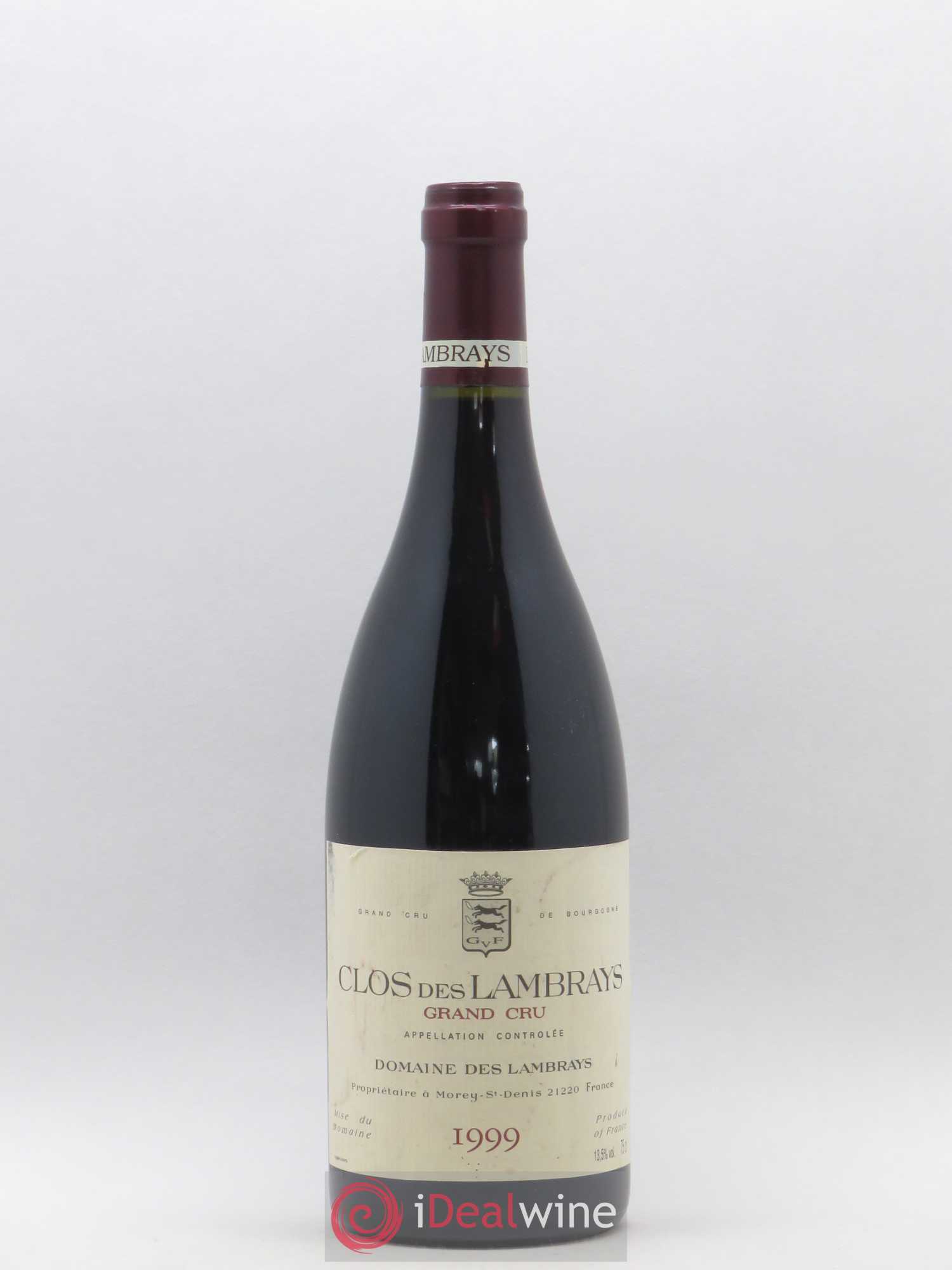 Clos des Lambrays Grand Cru Domaine des Lambrays 1999 - Lot de 1 bouteille - 0