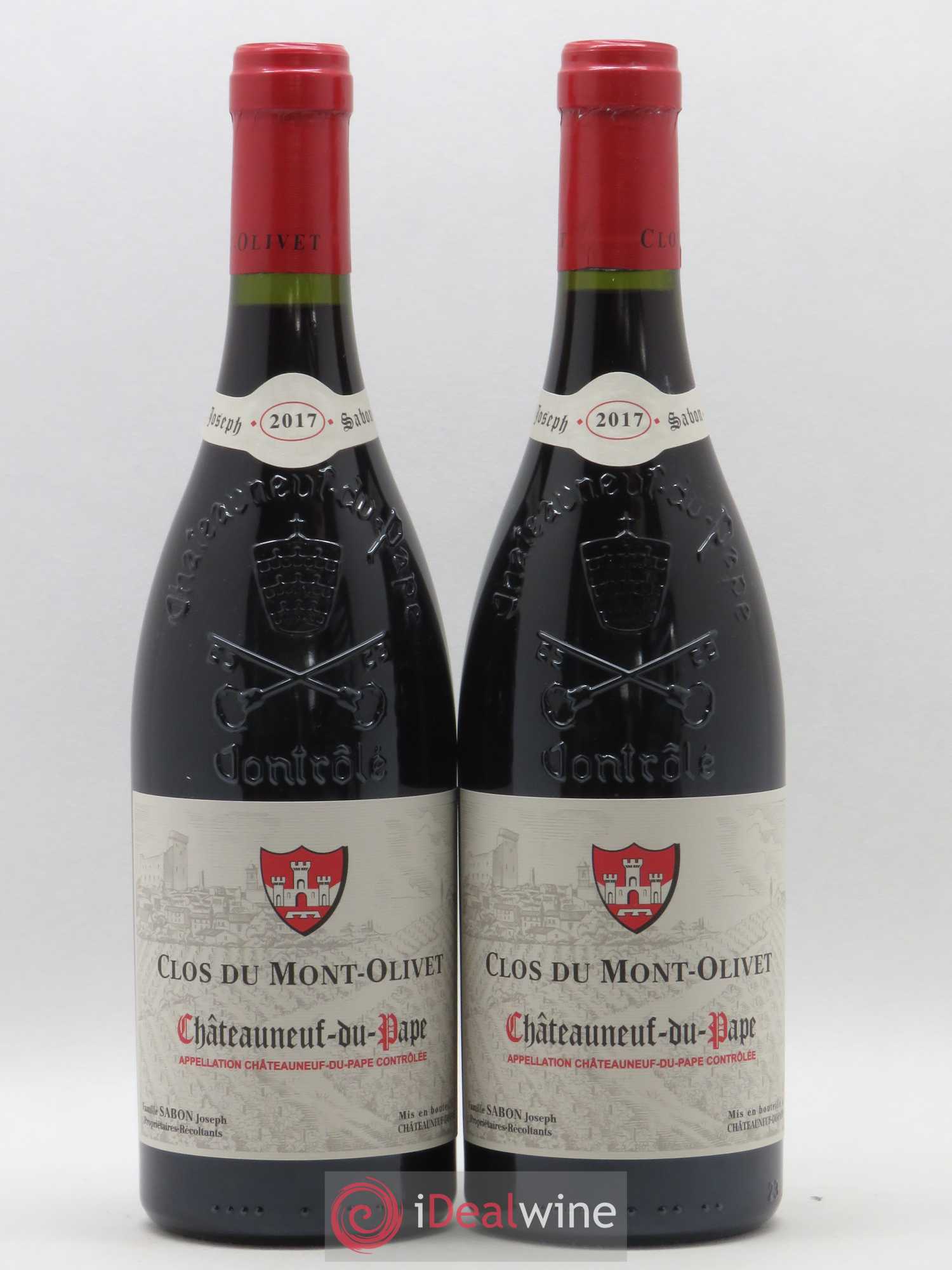 Châteauneuf-du-Pape Clos du Mont-Olivet 2017 - Lot de 2 bouteilles - 0