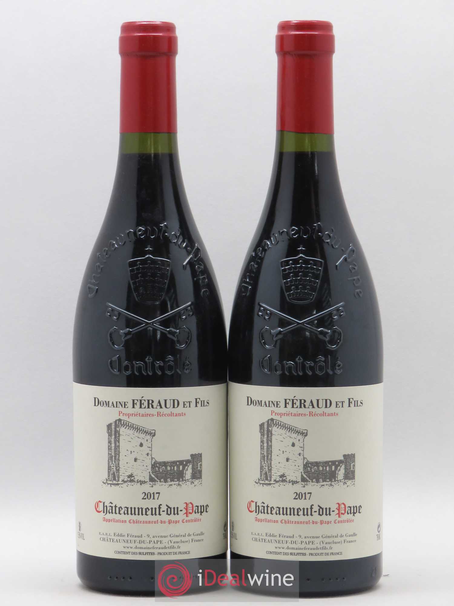 Châteauneuf-du-Pape Eddie Féraud 2017 - Lot de 2 bouteilles - 0