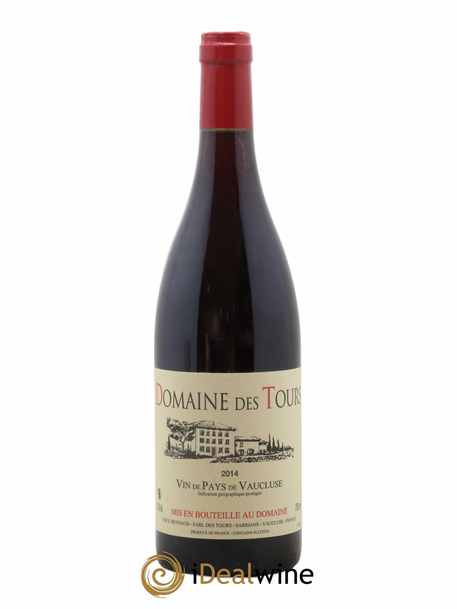 Vaucluse (Vin de Pays de Vaucluse) Domaine des Tours Emmanuel Reynaud 2014 - Lot de 1 bouteille - 0
