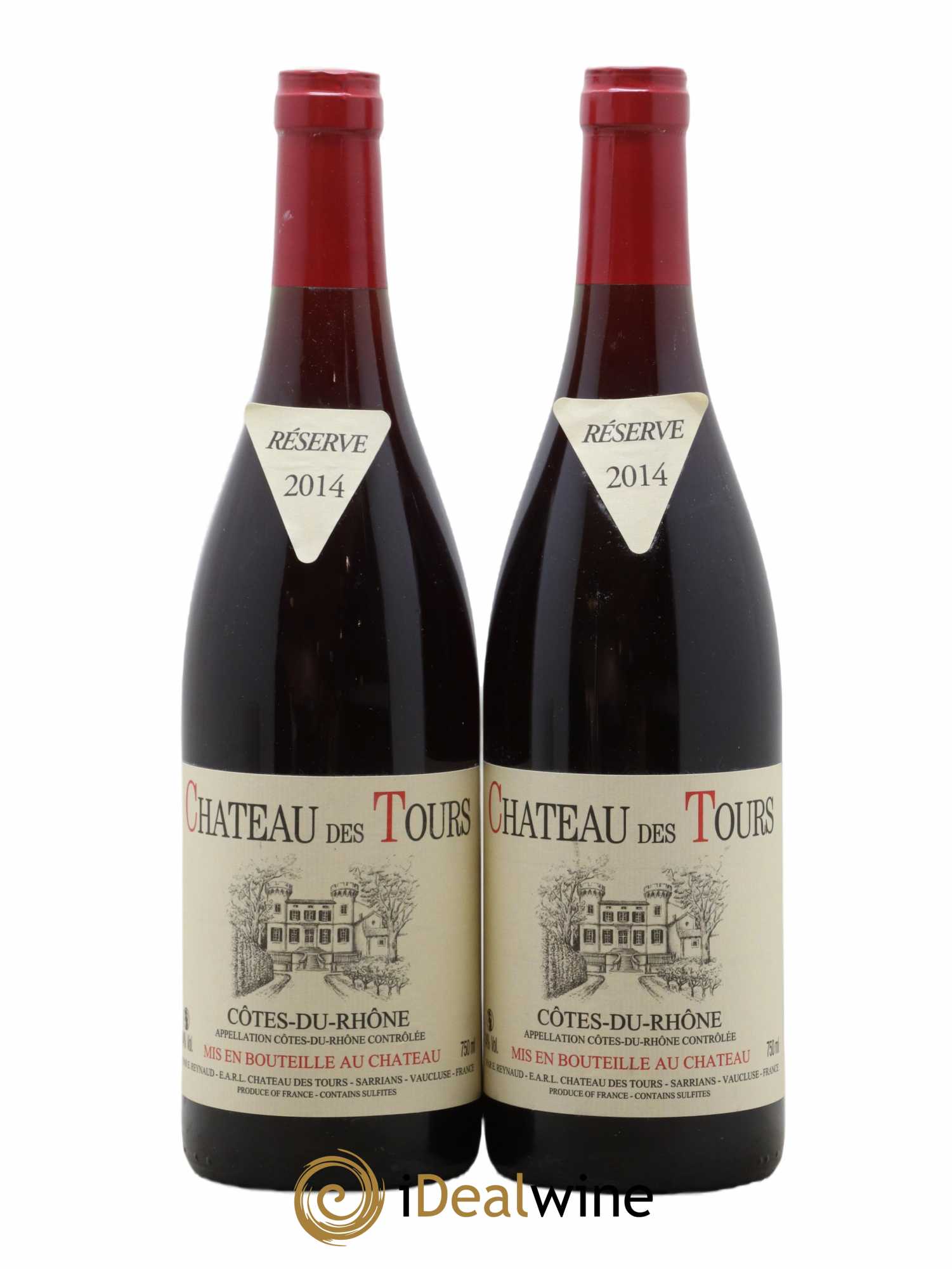 Côtes-du-Rhône Château des Tours Emmanuel Reynaud 2014 - Lot de 2 bouteilles - 0