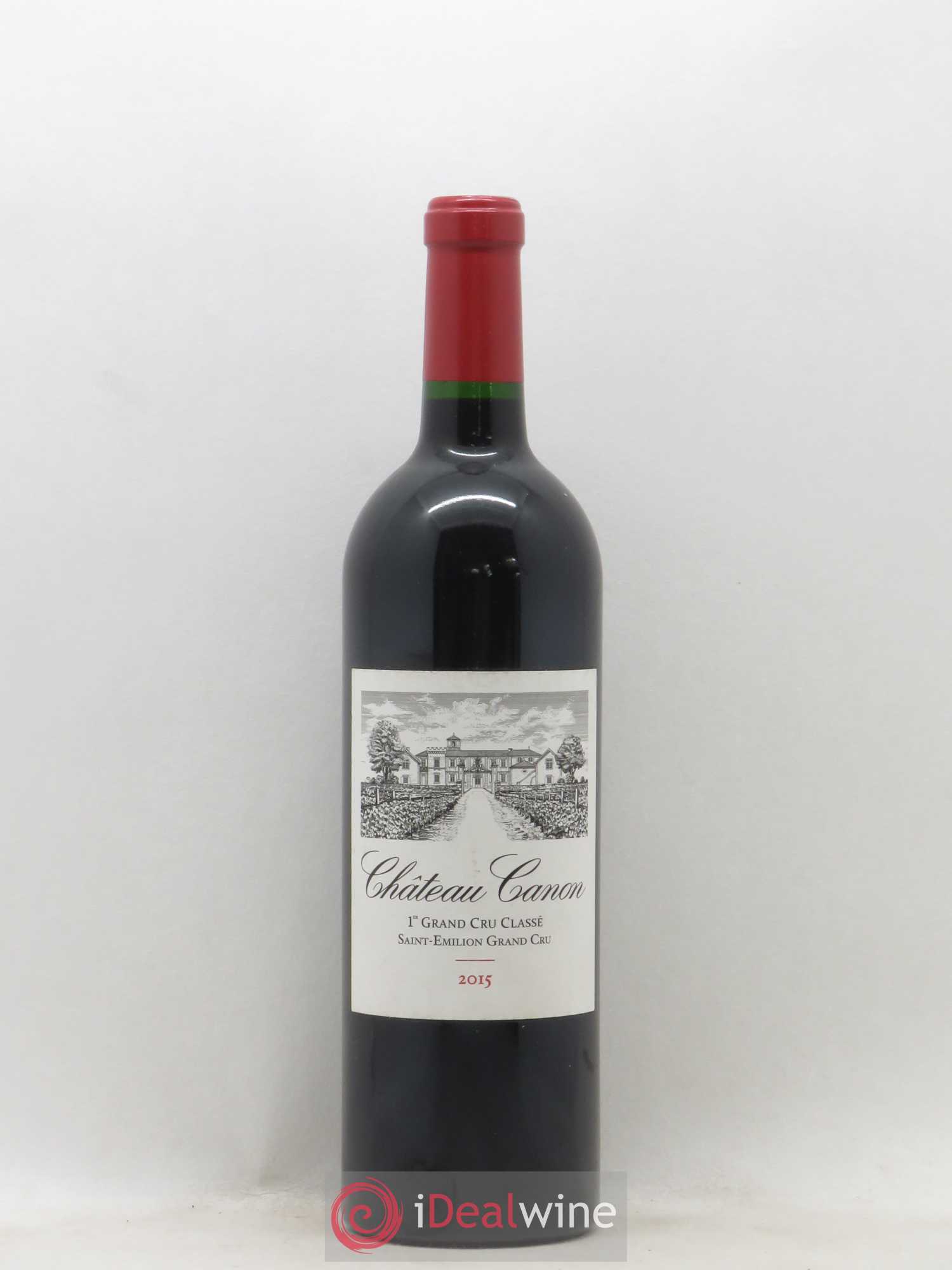 Château Canon 1er Grand Cru Classé B 2015 - Lot de 1 bouteille - 0