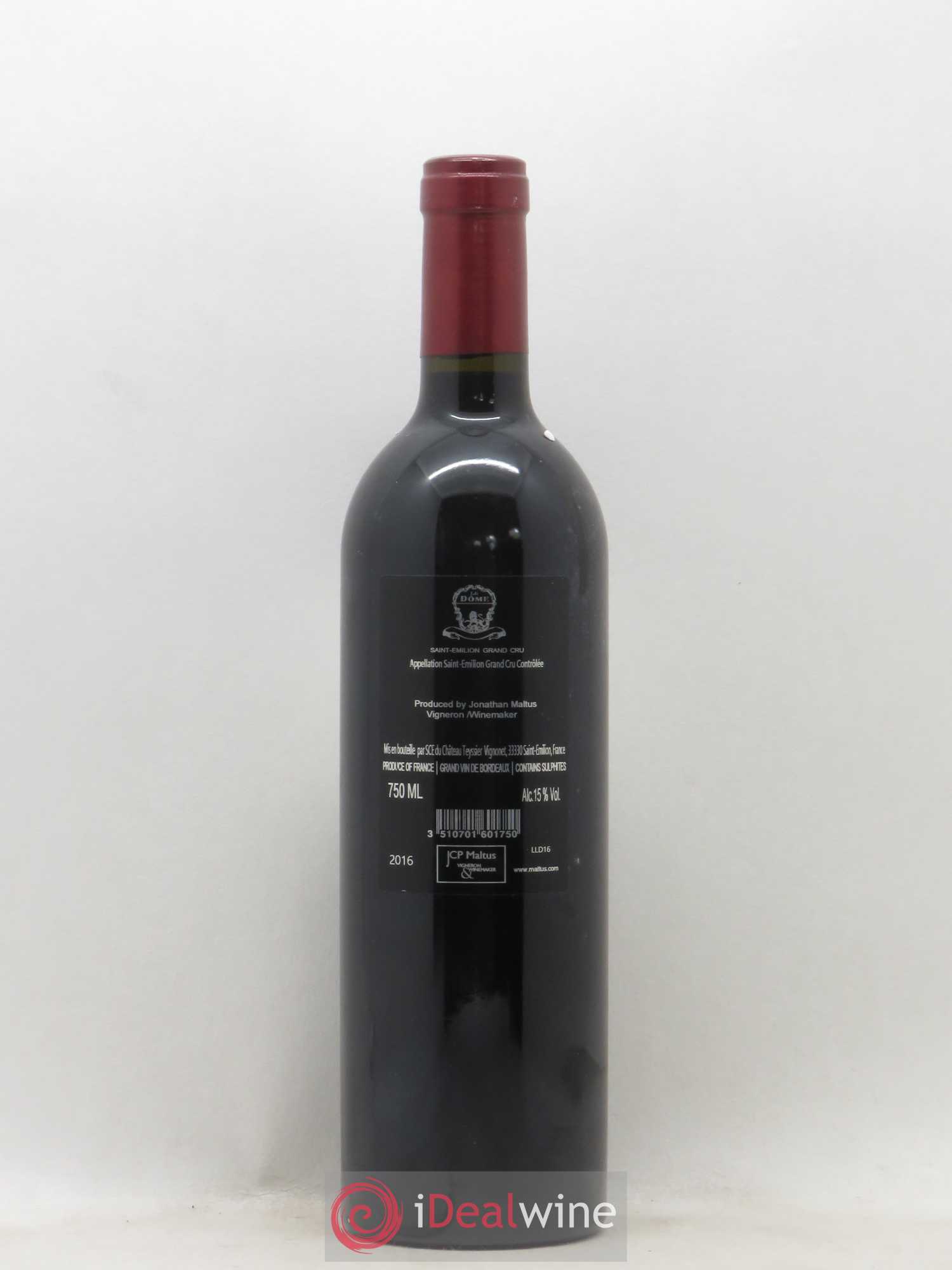 Le Dôme 2016 - Lot of 1 bottle - 1