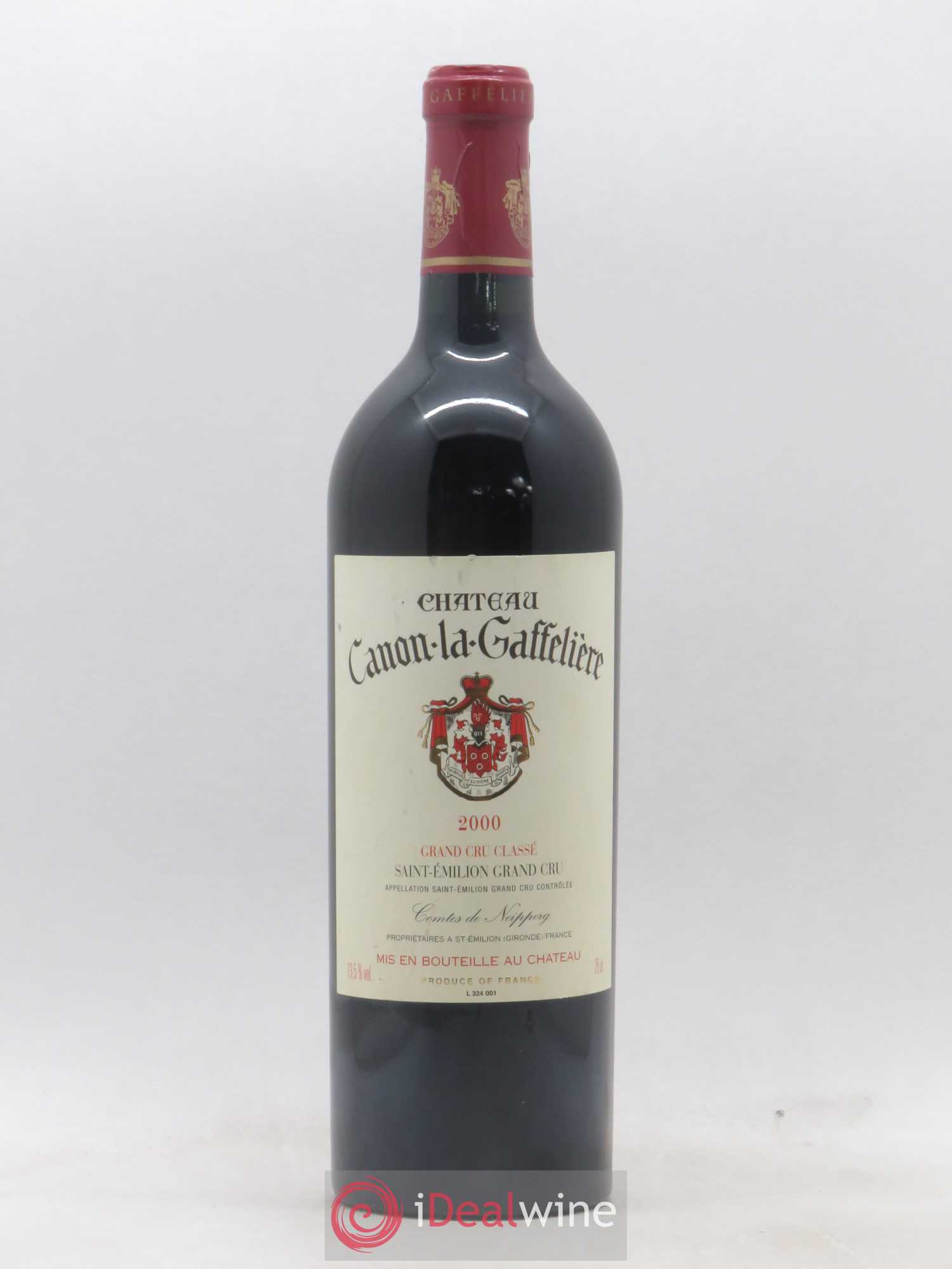 Château Canon la Gaffelière 1er Grand Cru Classé B 2000 - Lot de 1 bouteille - 0