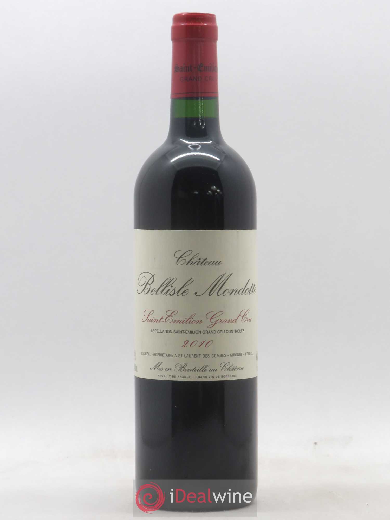 Château Bellisle Mondotte 2010 - Lot de 1 bouteille - 0