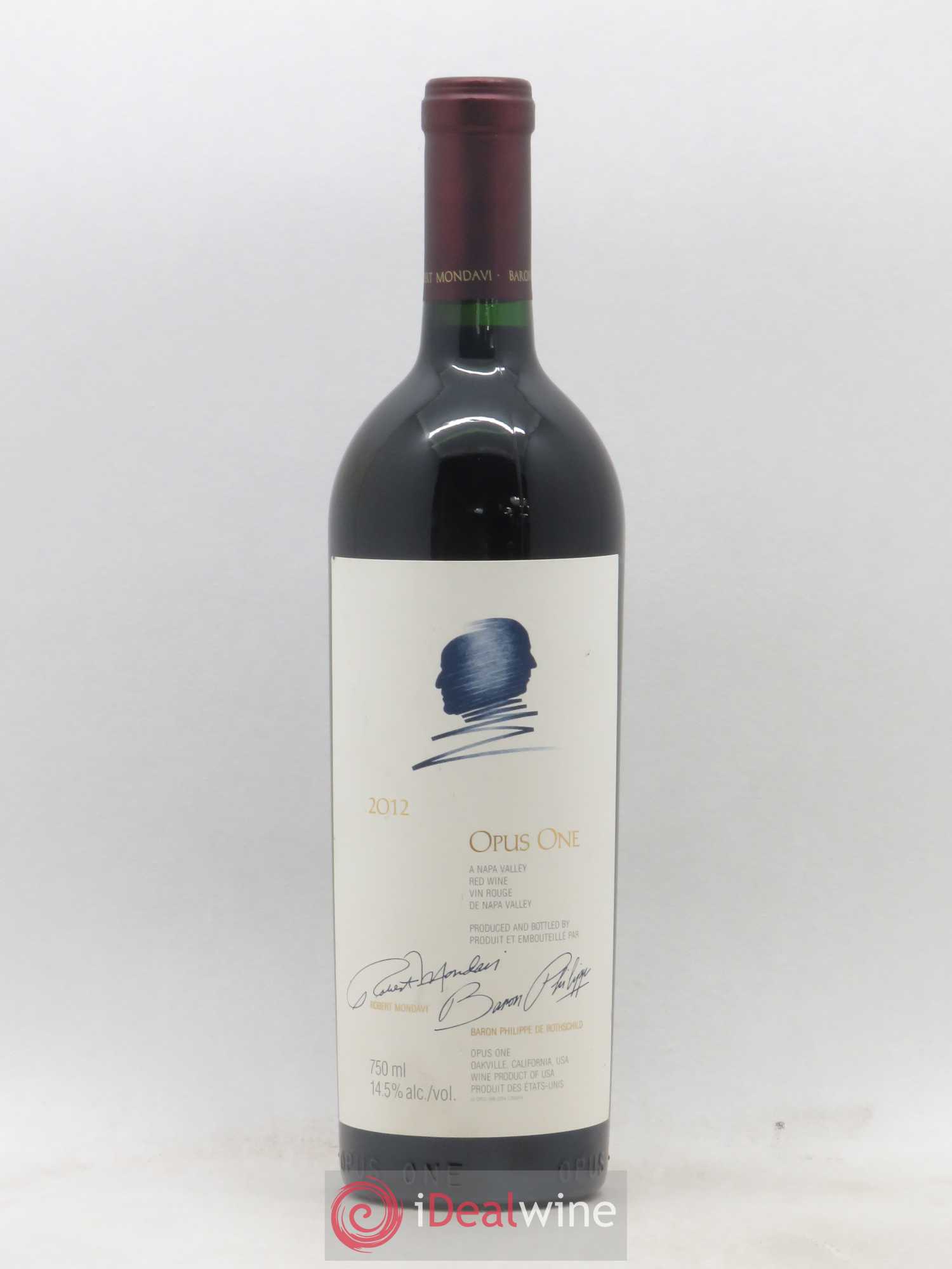 Napa Valley Opus One Robert Mondavi 2012 - Lot de 1 bouteille - 0