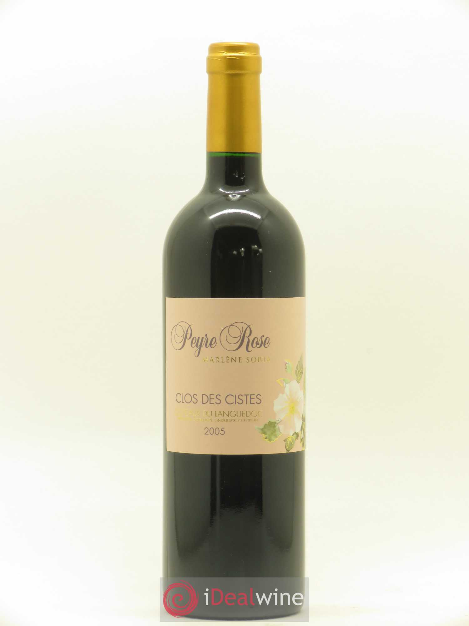Vin de France (anciennement Coteaux du Languedoc) Domaine Peyre Rose Les Cistes Marlène Soria 2005 - Lot de 1 bouteille - 0