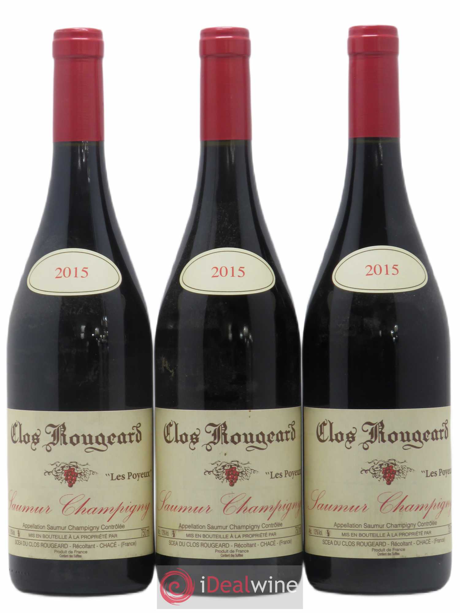 Saumur-Champigny Les Poyeux Clos Rougeard 2015 - Lot de 3 bouteilles - 0