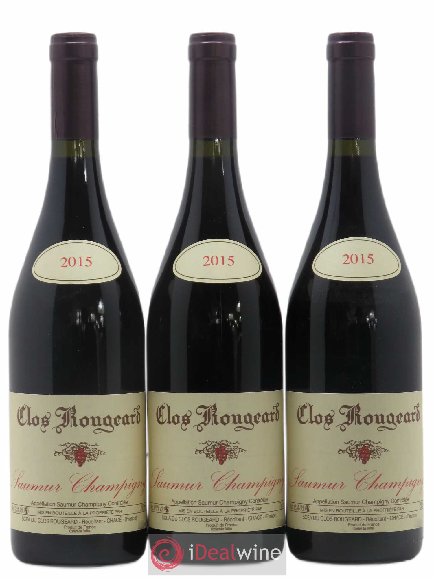 Saumur-Champigny Clos Rougeard 2015 - Lot de 3 bouteilles - 0