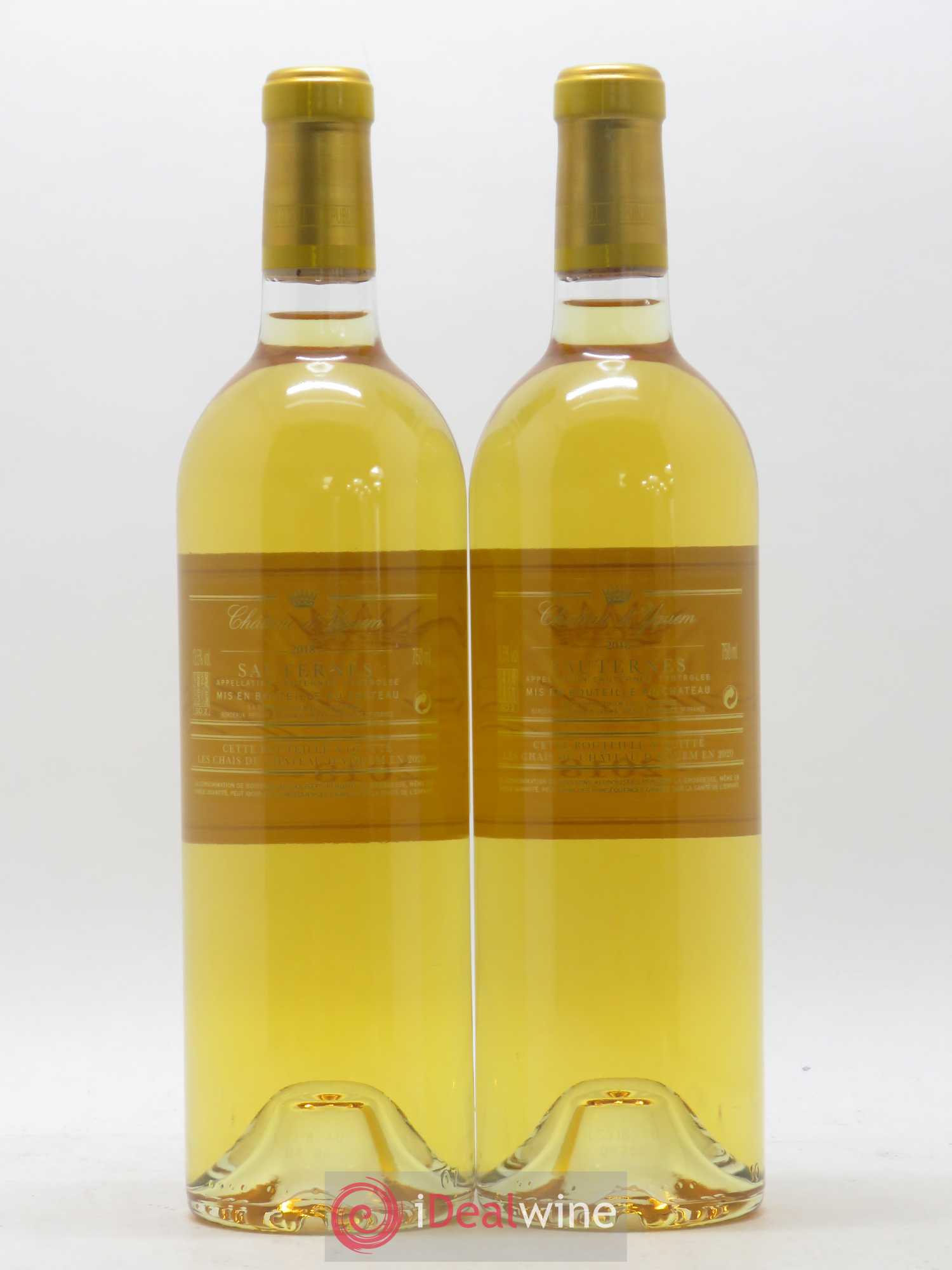 Château d' Yquem 1er Cru Classé Supérieur 2018 - Lotto di 2 bottiglie - 1