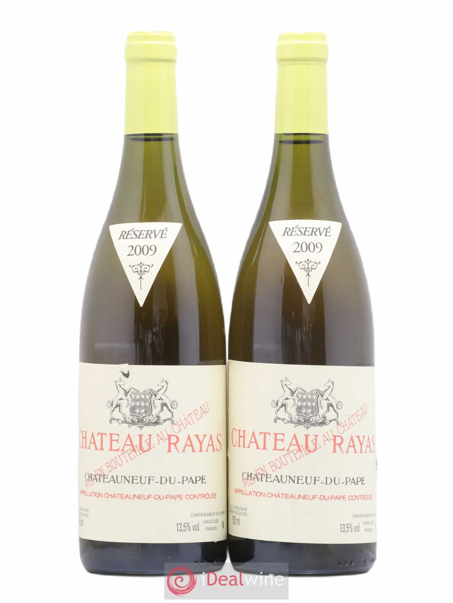 Châteauneuf-du-Pape Château Rayas Emmanuel Reynaud 2009 - Lot de 2 bouteilles - 0
