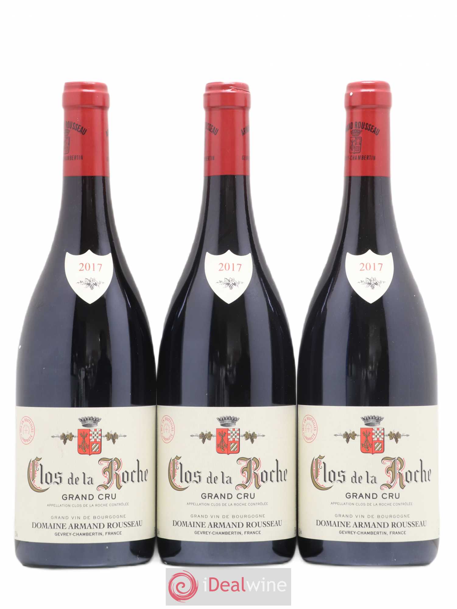 Clos de la Roche Grand Cru Armand Rousseau (Domaine) 2017 - Posten von 3 Flaschen - 0