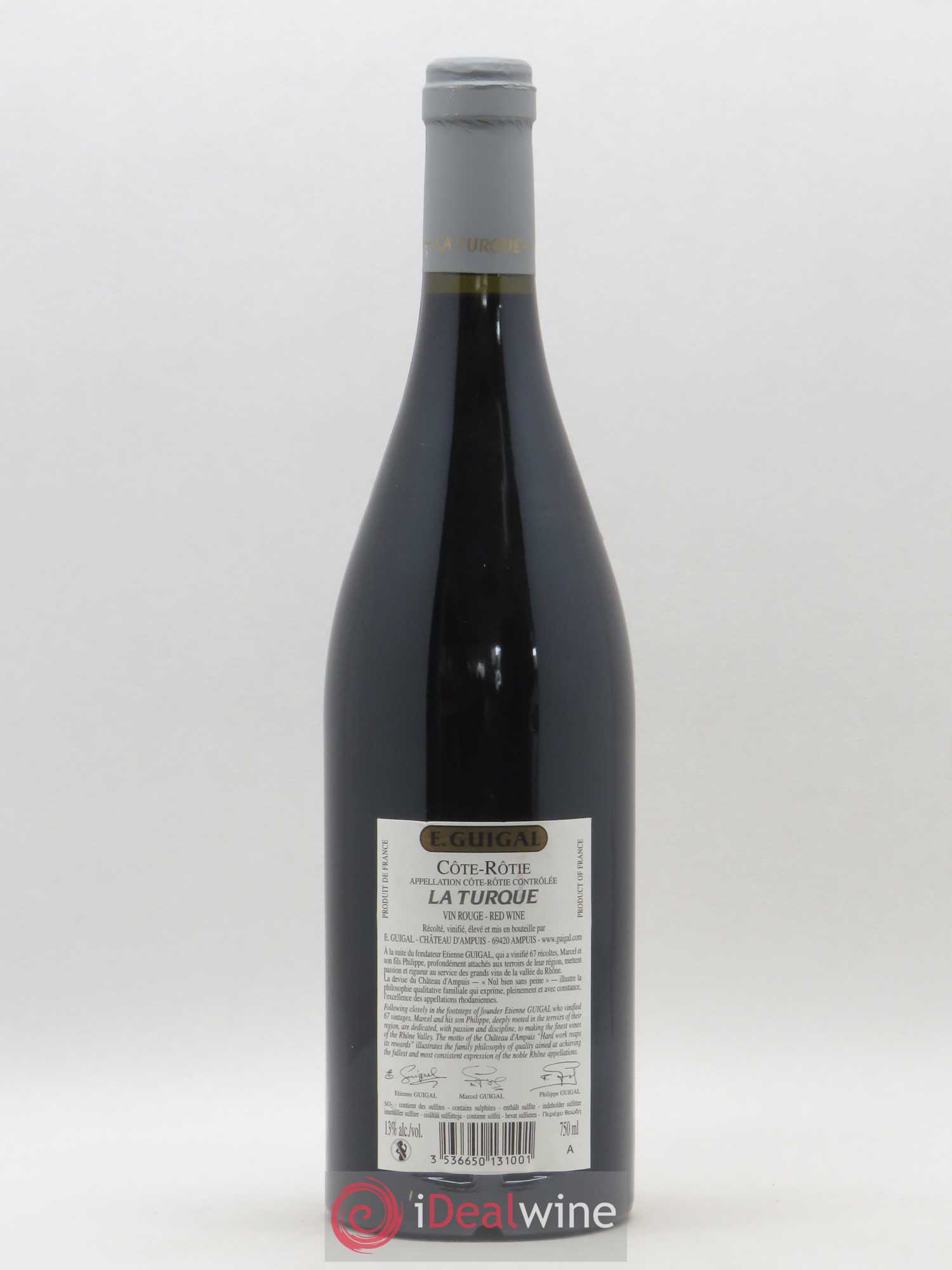 Côte-Rôtie La Turque Guigal 2007 - Lot de 1 bouteille - 1