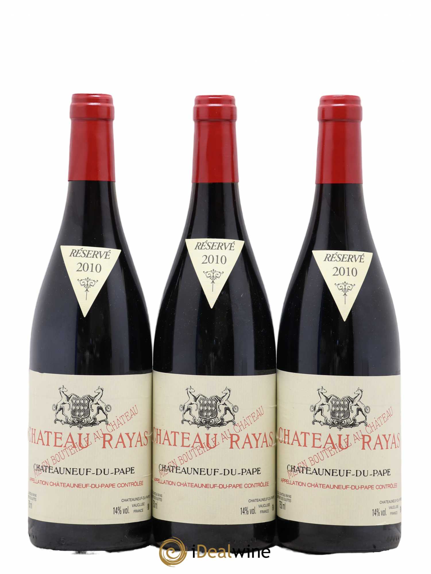 Châteauneuf-du-Pape Château Rayas Emmanuel Reynaud 2010 - Lot de 3 bouteilles - 0