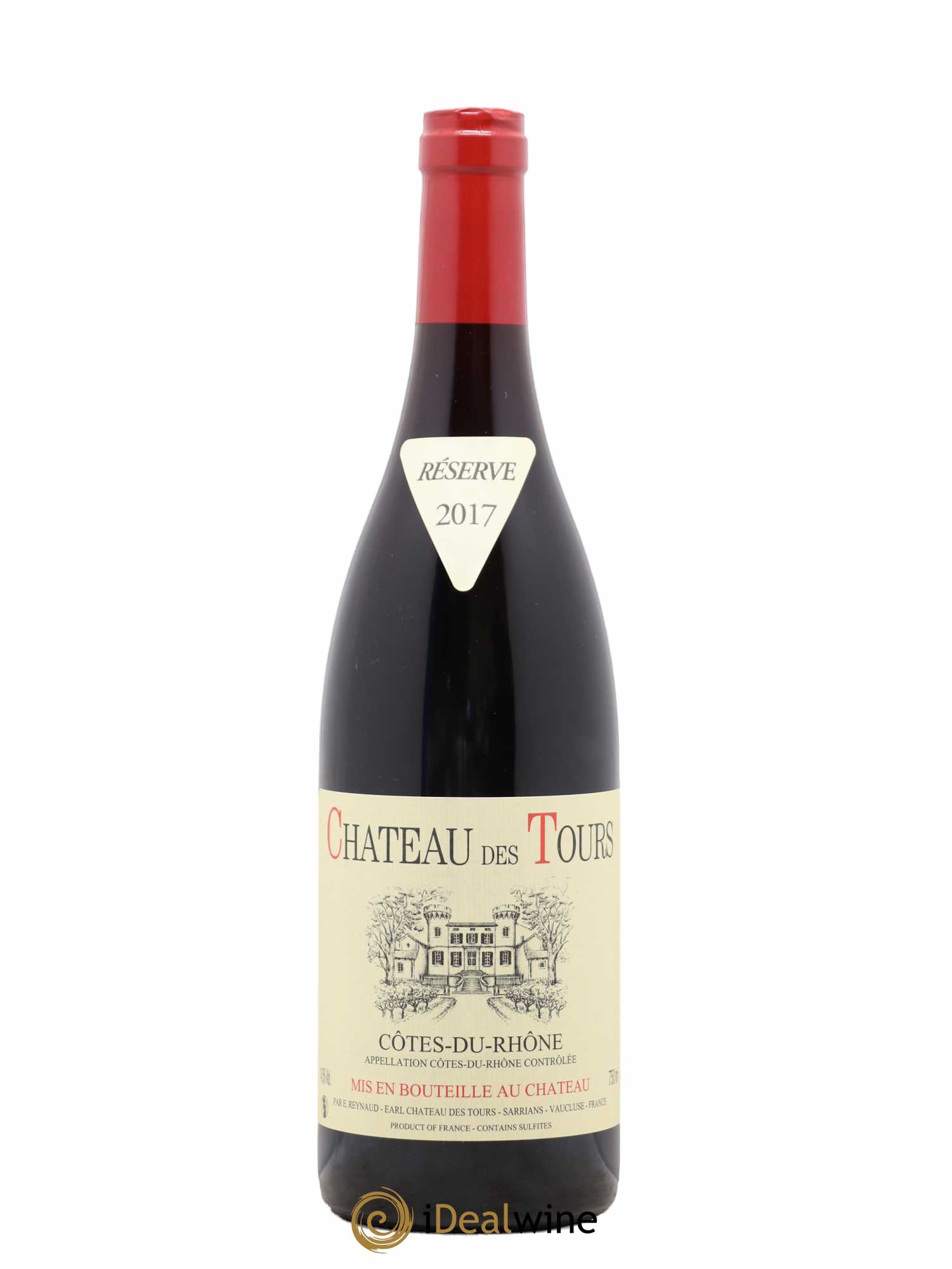 Côtes-du-Rhône Château des Tours Emmanuel Reynaud 2017 - Lot de 1 bouteille - 0