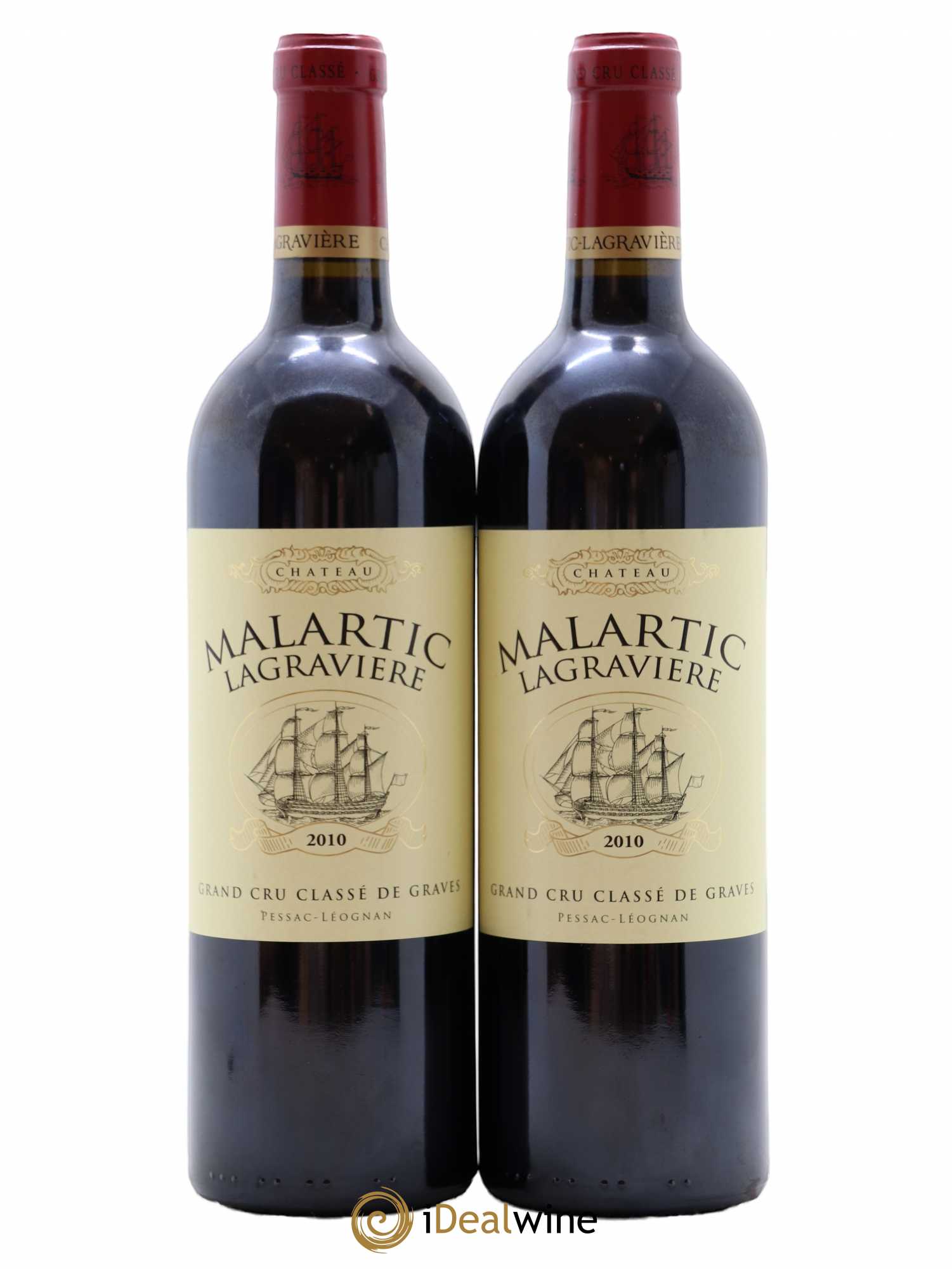 Château Malartic-Lagravière Cru Classé de Graves 2010 - Lot de 2 bouteilles - 0