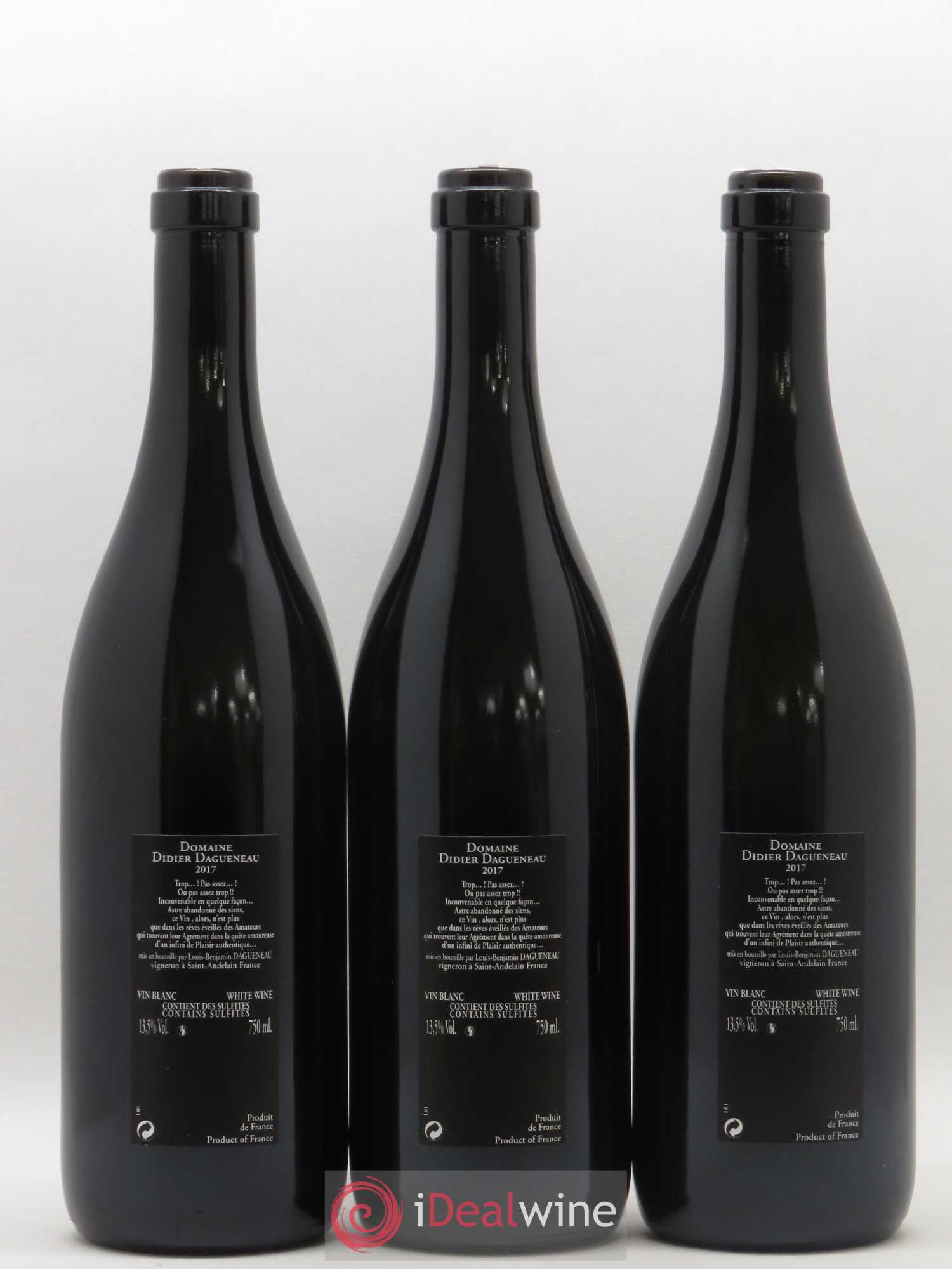 Vin de France Silex Dagueneau 2017 - Posten von 3 Flaschen - 1