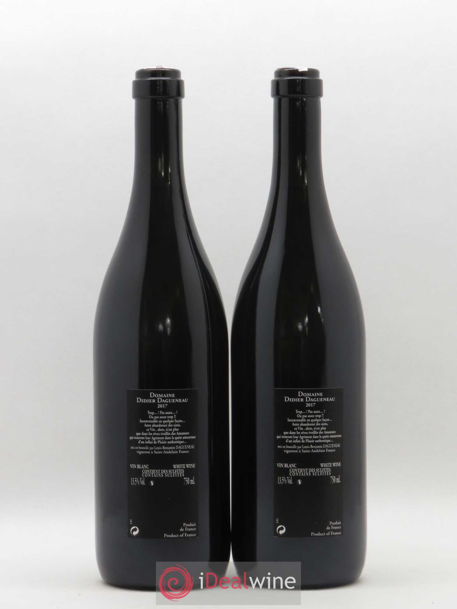Vin de France Silex Dagueneau 2017 - Posten von 2 Flaschen - 1