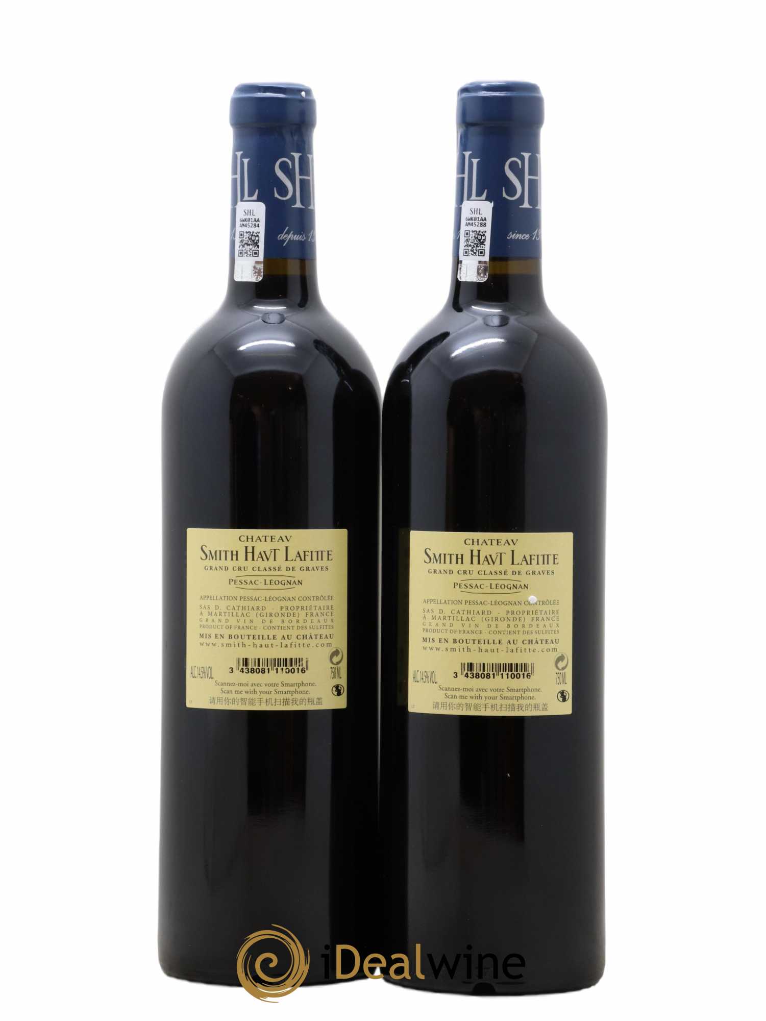 Château Smith Haut Lafitte Cru Classé de Graves 2010 - Lot de 2 bouteilles - 1