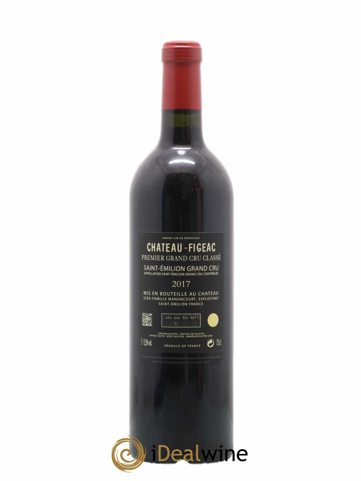 Château Figeac 1er Grand Cru Classé A 2017 - Lot de 1 bouteille - 1