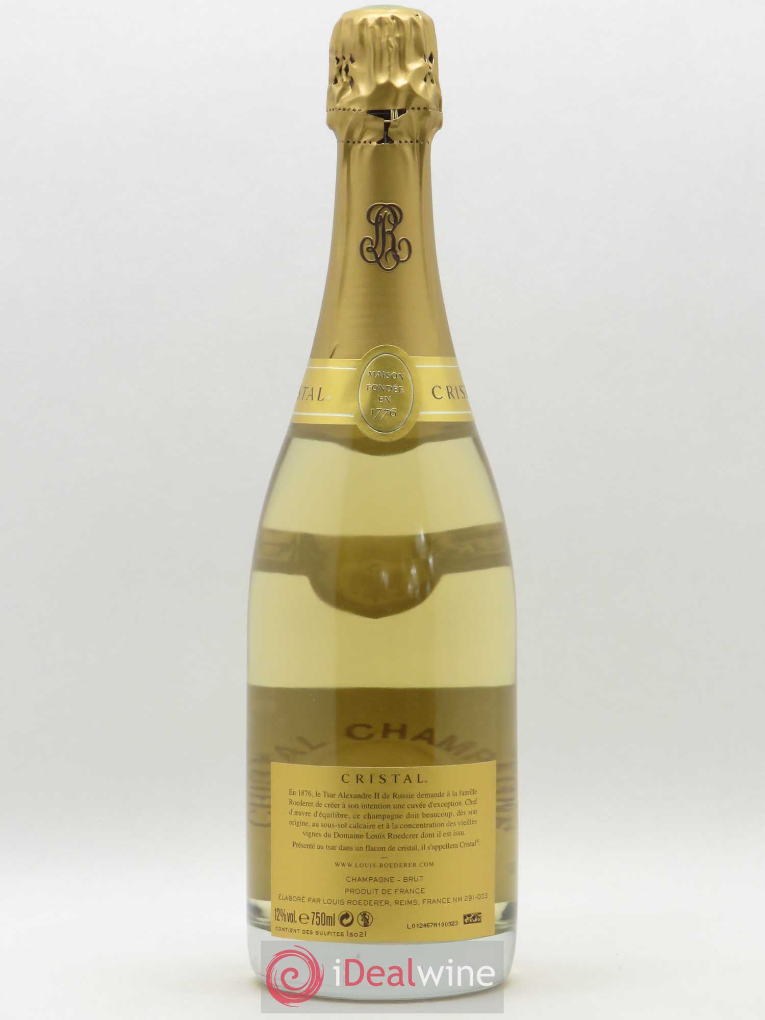 Cristal Louis Roederer 2008 - Lot de 1 bouteille - 1