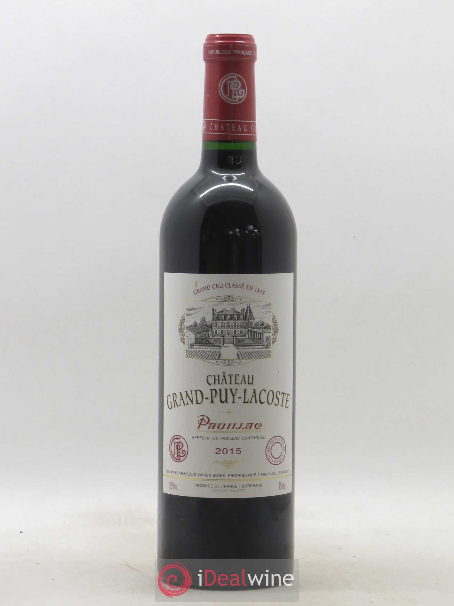 Château Grand Puy Lacoste 5ème Grand Cru Classé 2015 - Lot of 1 bottle - 0