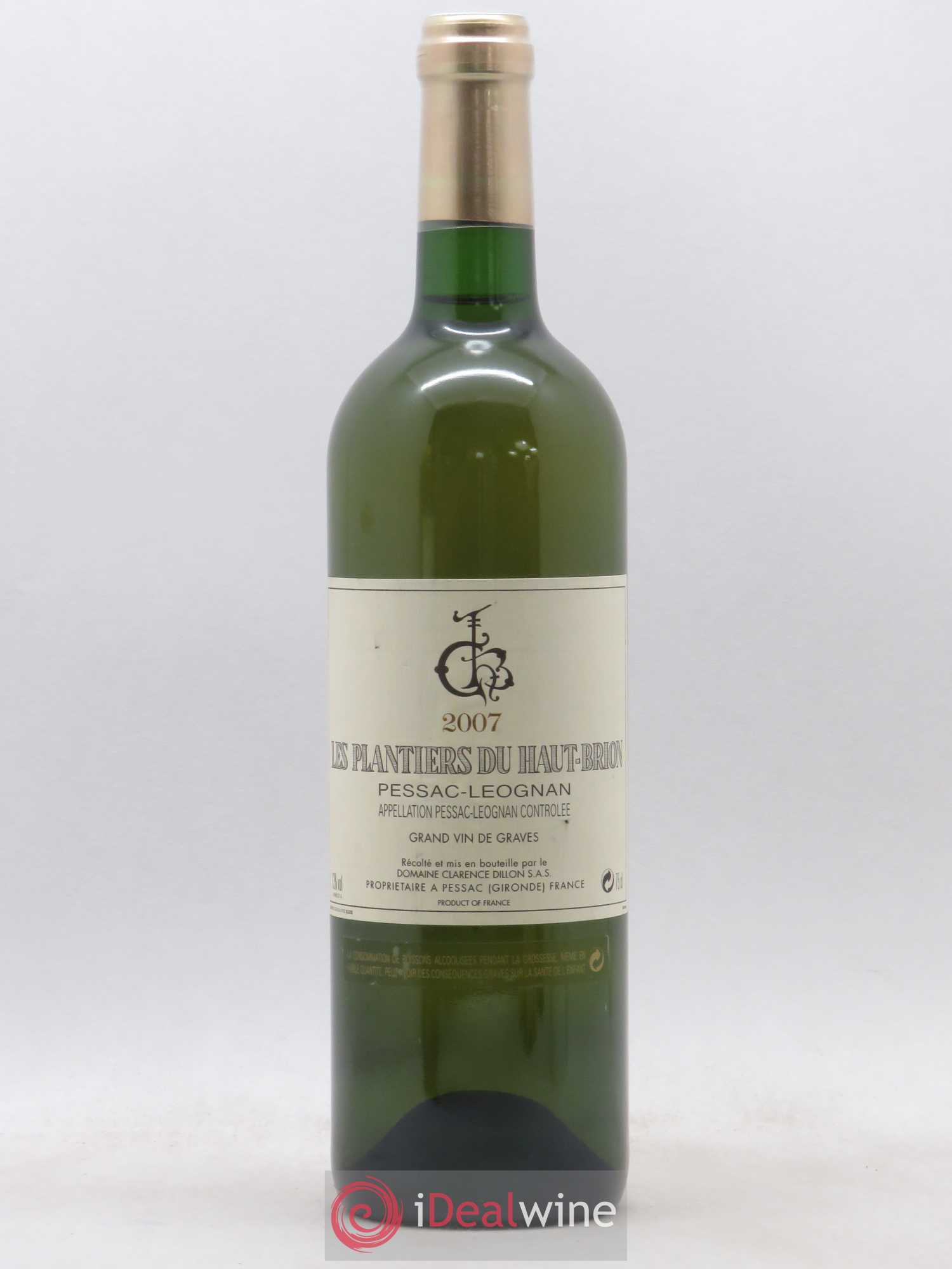 Château Les Plantiers du Haut-Brion 2007 - Lot de 1 bouteille - 0
