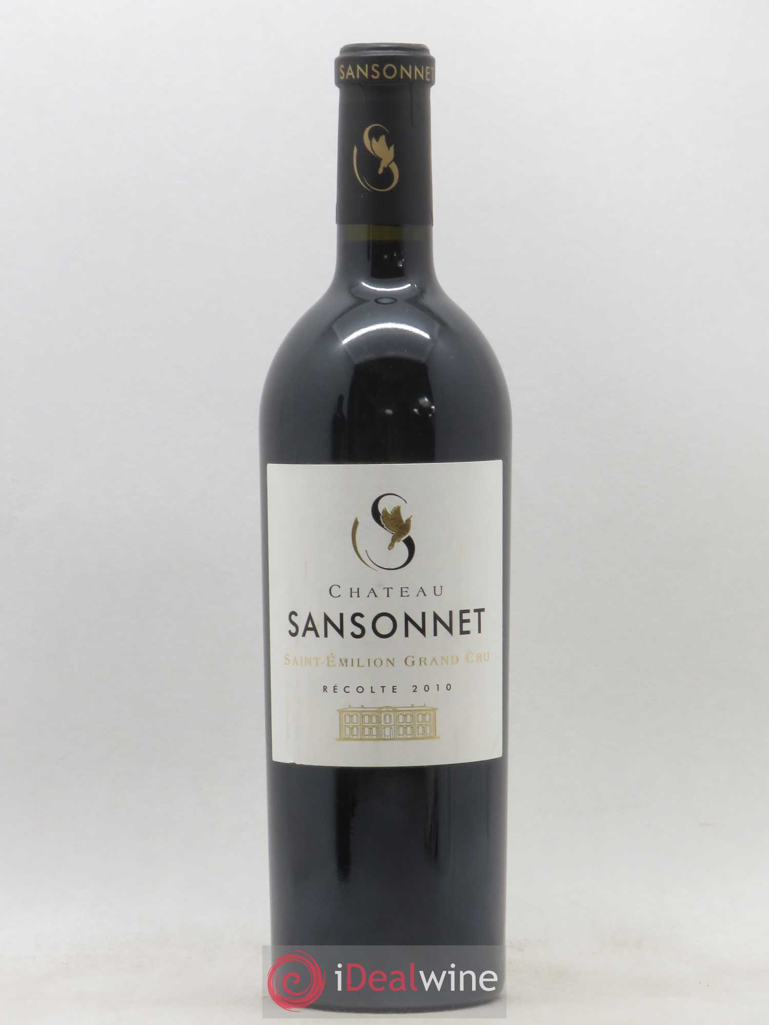 Château Sansonnet Grand Cru Classé 2010 - Lot de 1 bouteille - 0