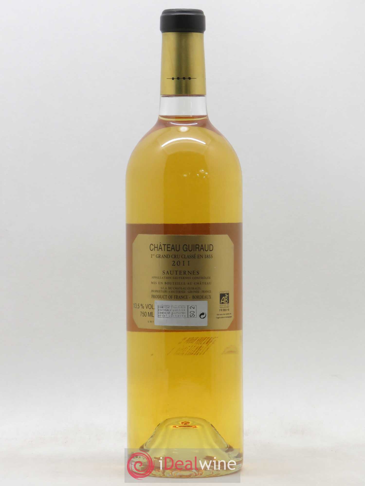 Château Guiraud 1er Grand Cru Classé 2011 - Lotto di 1 bottiglia - 1