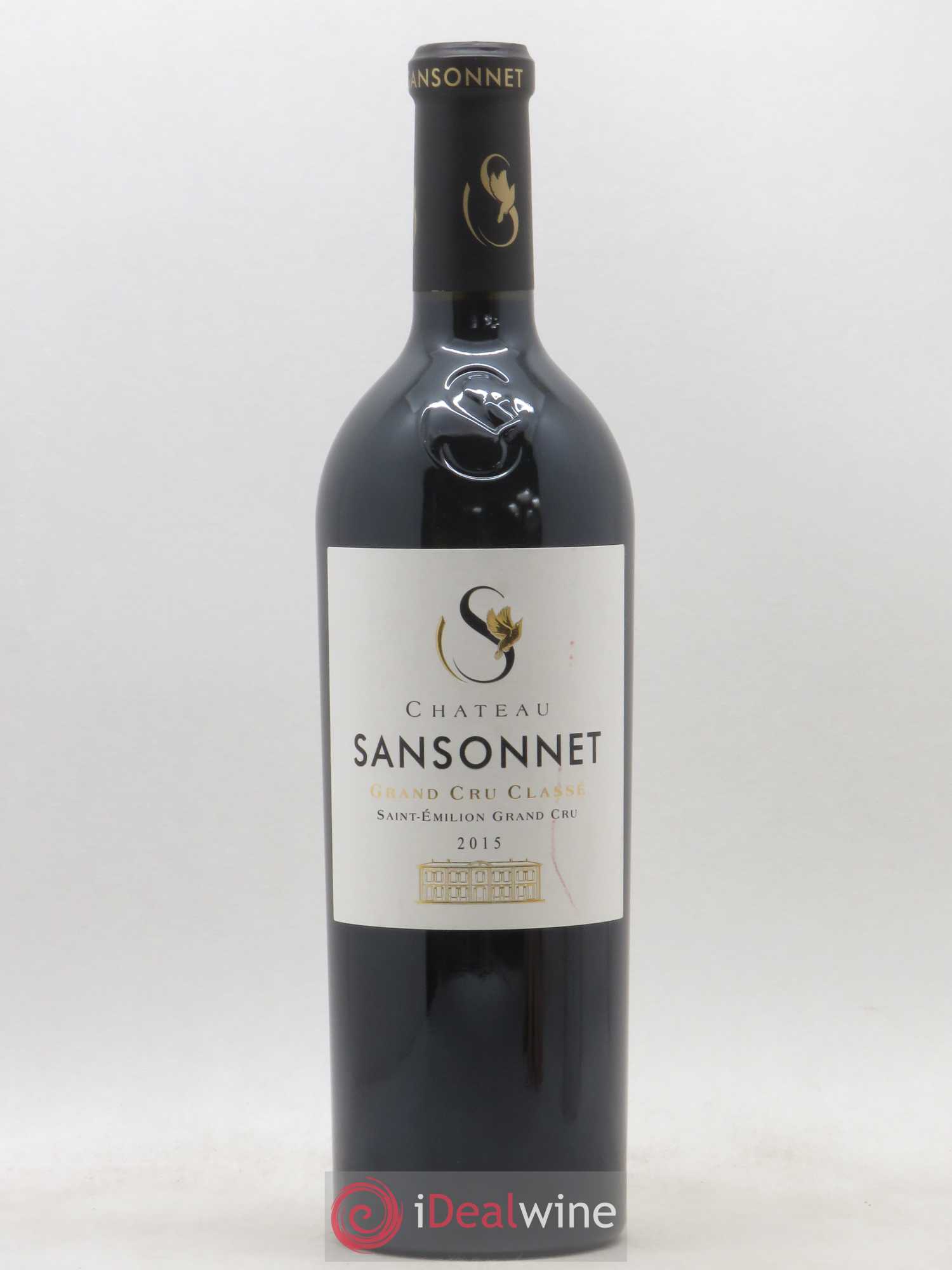 Château Sansonnet Grand Cru Classé 2015 - Lot de 1 bouteille - 0