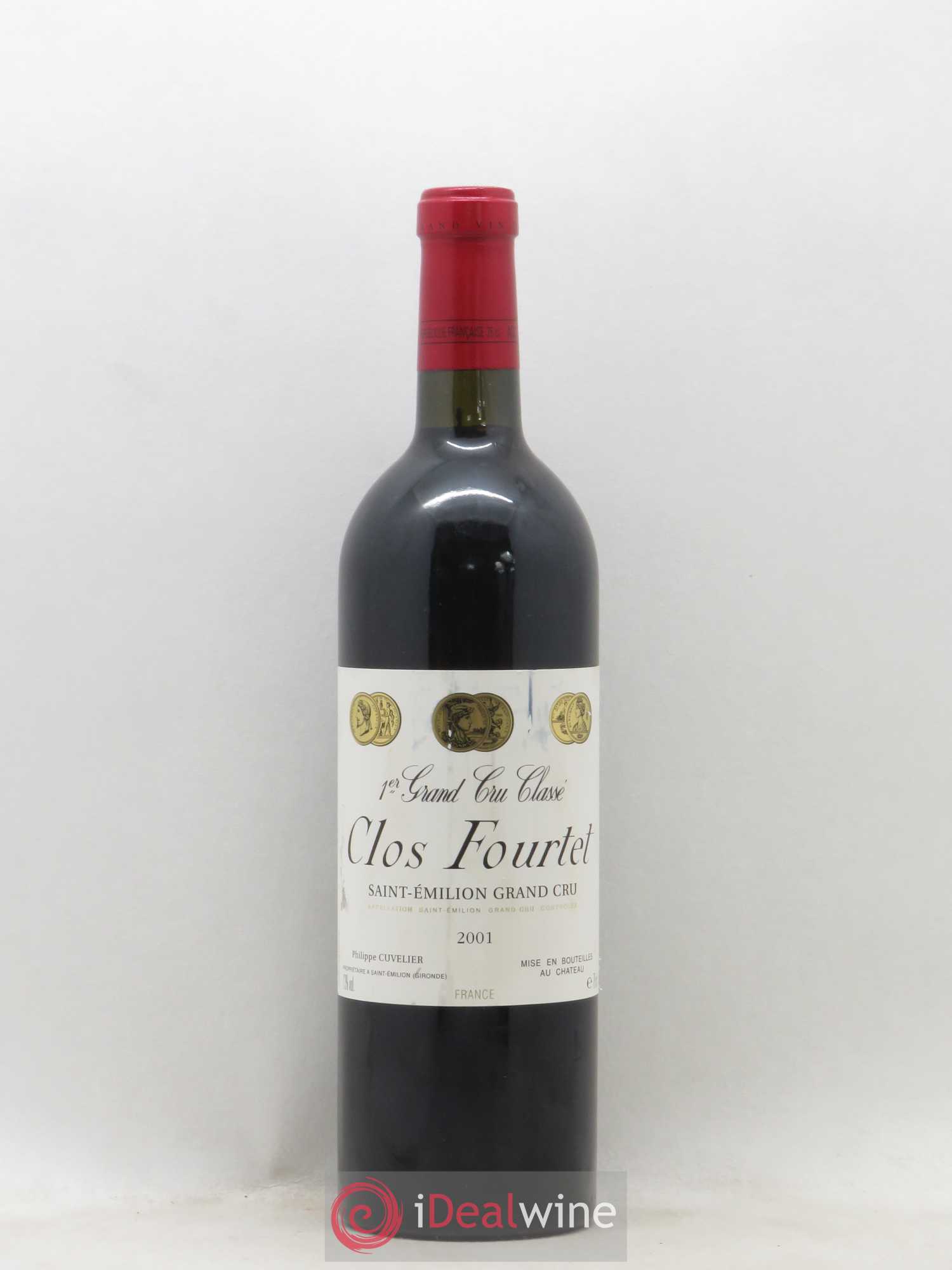 Clos Fourtet 1er Grand Cru Classé B 2001 - Lot de 1 bouteille - 0