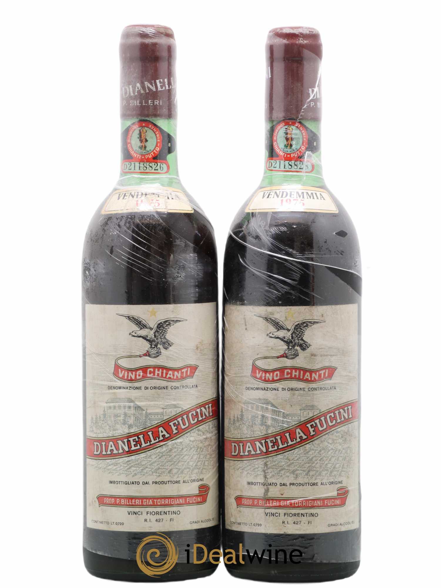 Chianti DOCG 1975 - Posten von 2 Flaschen - 0