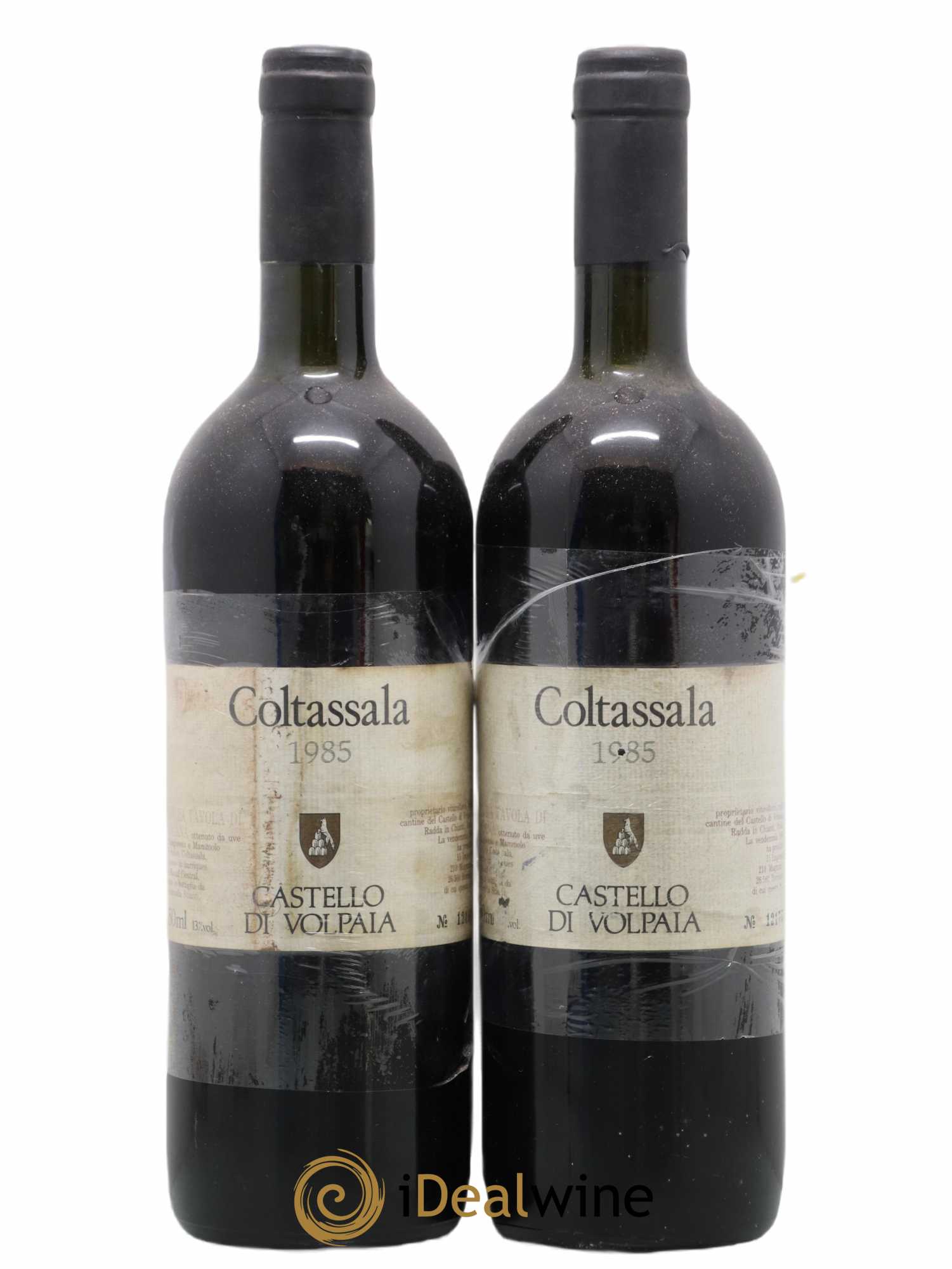 Italie Coltassala Castello Di Volpaia 1985 - Lot de 2 bouteilles - 0