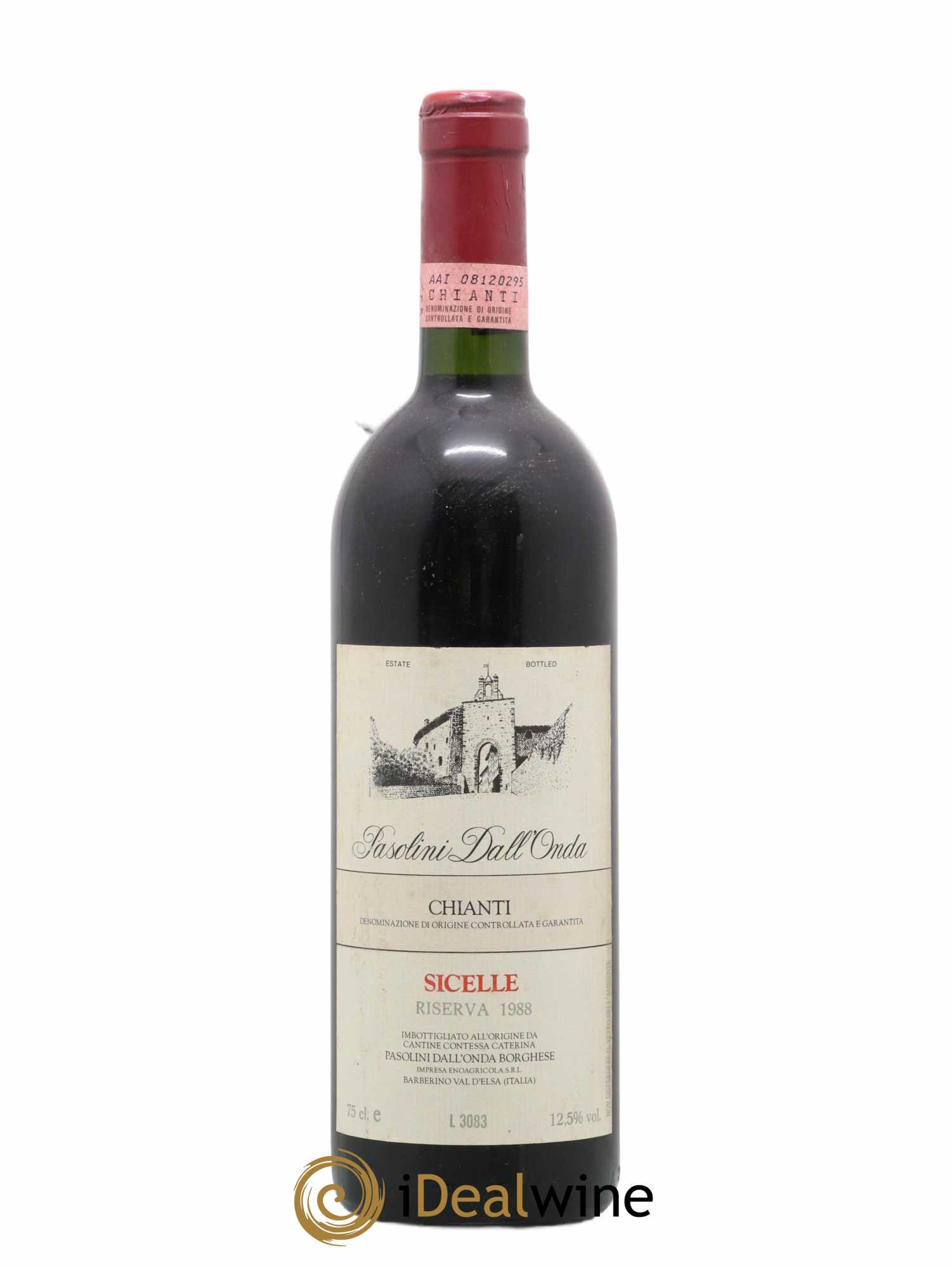 Chianti DOCG Sicelle Riserva Pasolini Dall'Onda 1988 - Lot de 1 bouteille - 0