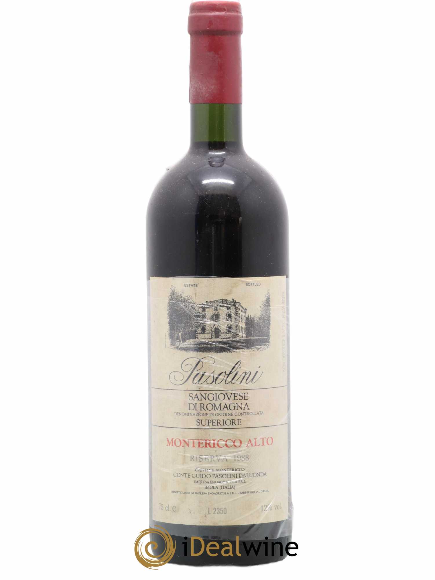 Italie Sangiovese Di Romagna Superiore Montericco Alto Riserva Pasolini 1988 - Lot de 1 bouteille - 0