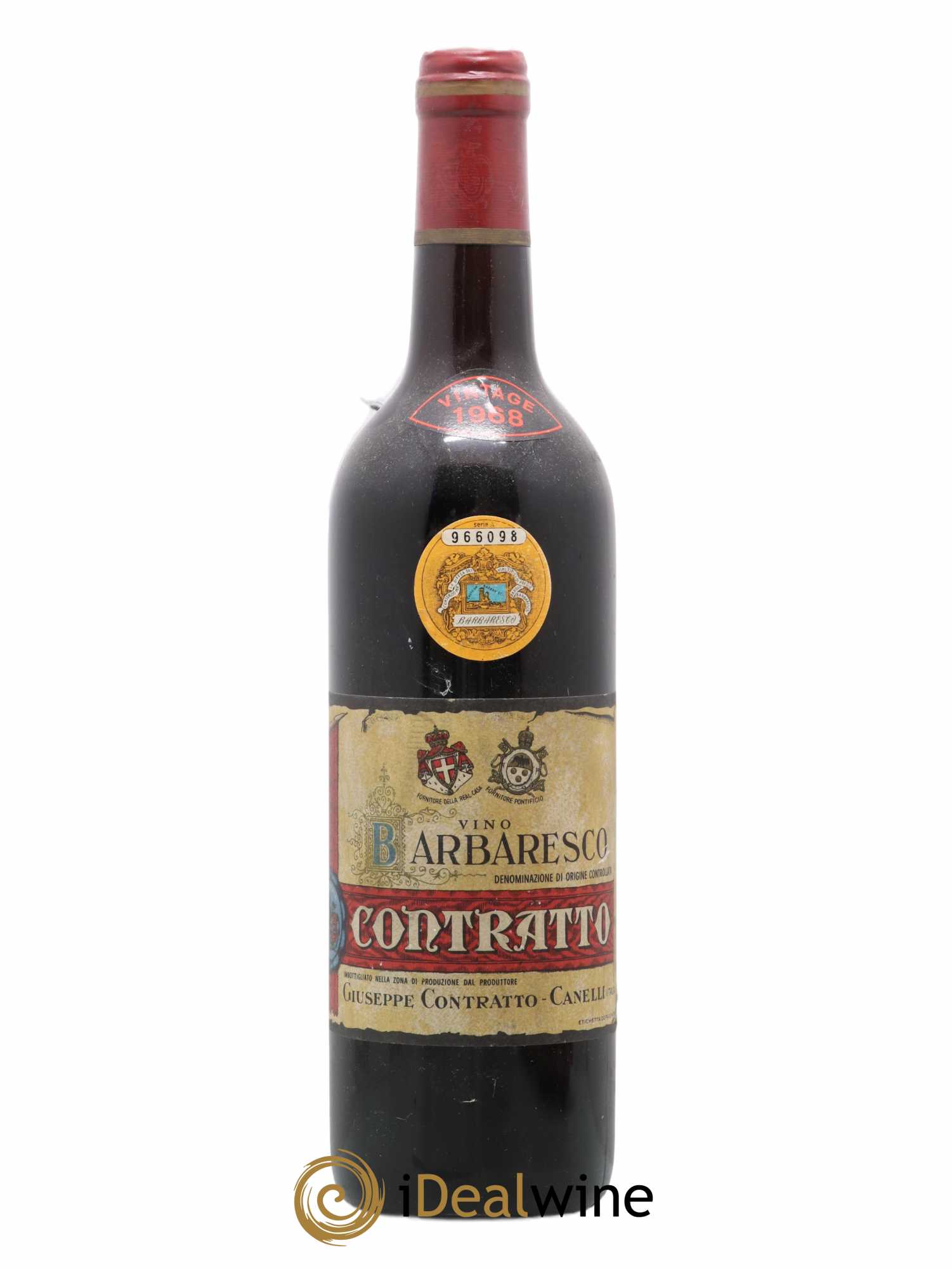 Barbaresco DOCG Contratto 1968 - Posten von 1 Flasche - 0