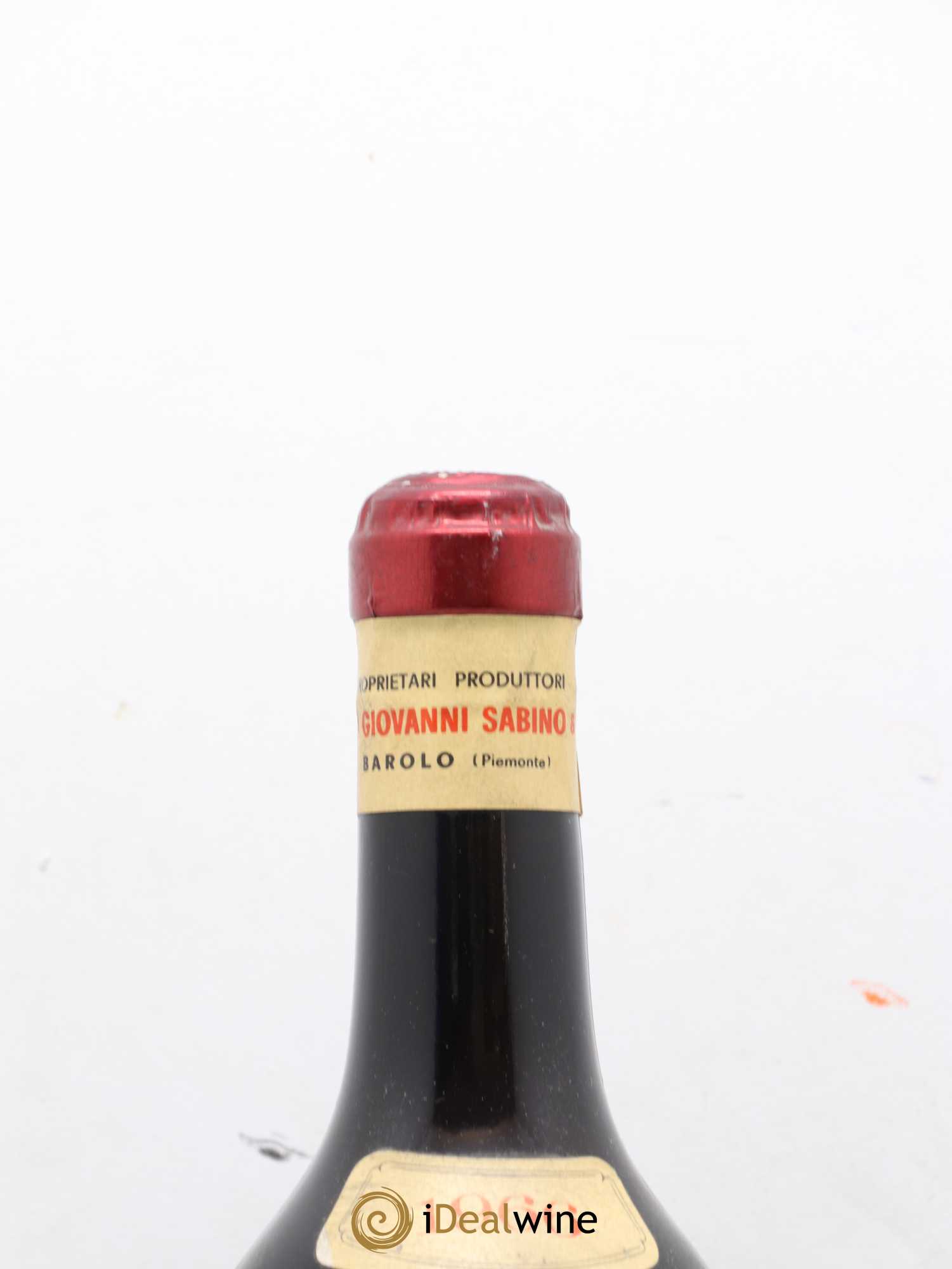 Barolo Cabutto Giovanni 1966 - Lot de 1 bouteille - 1