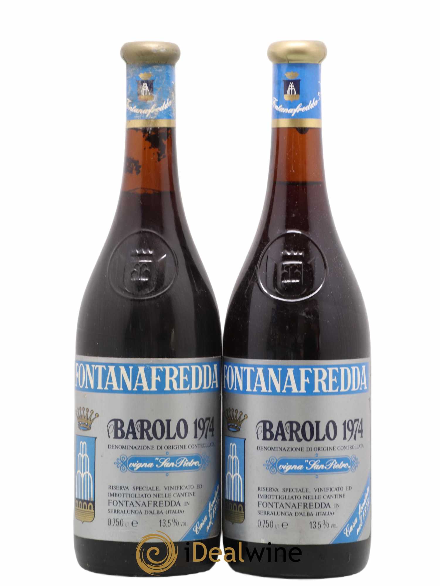 Barolo 1974 - Posten von 2 Flaschen - 0