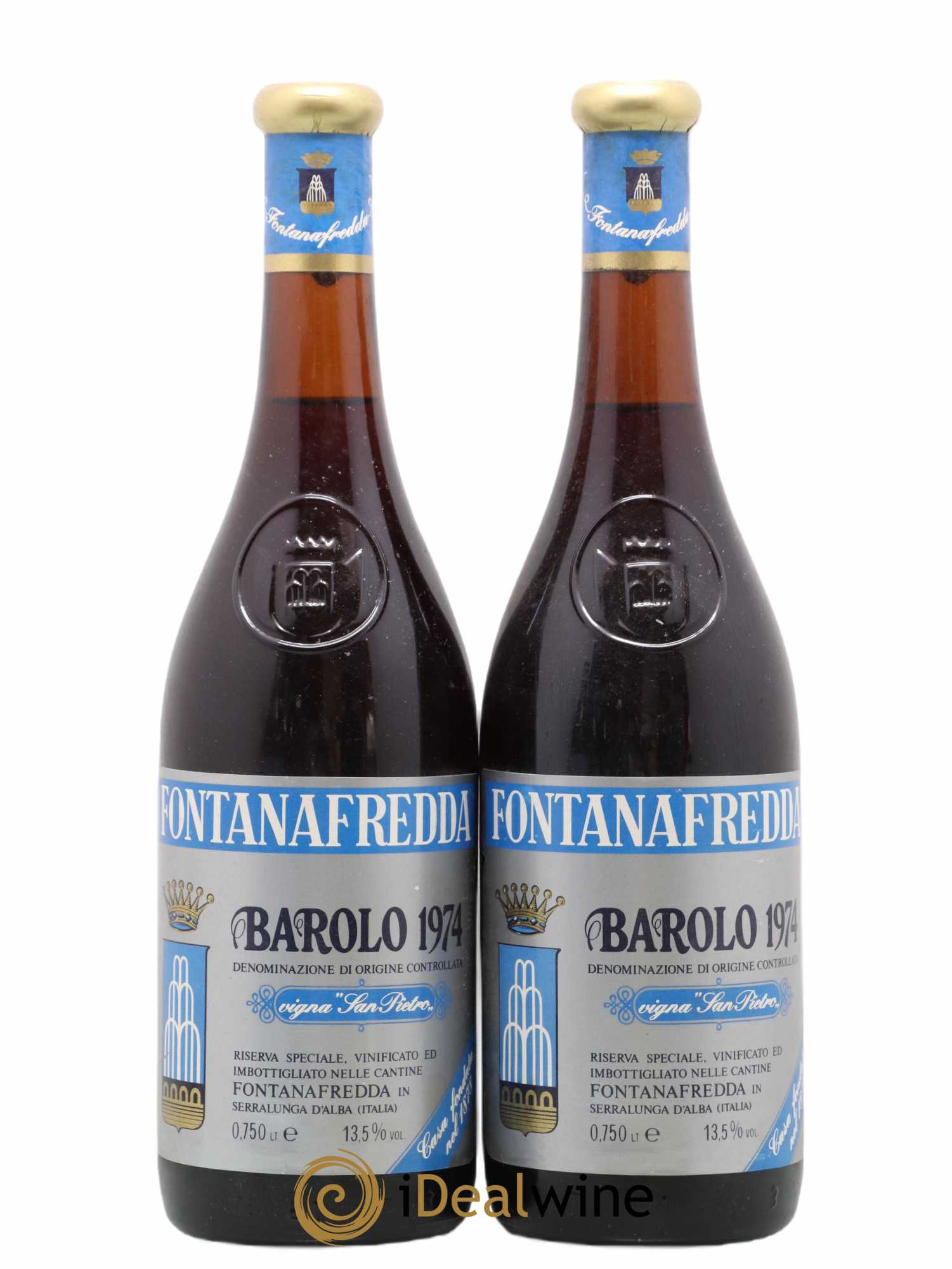 Barolo 1974 - Posten von 2 Flaschen - 0