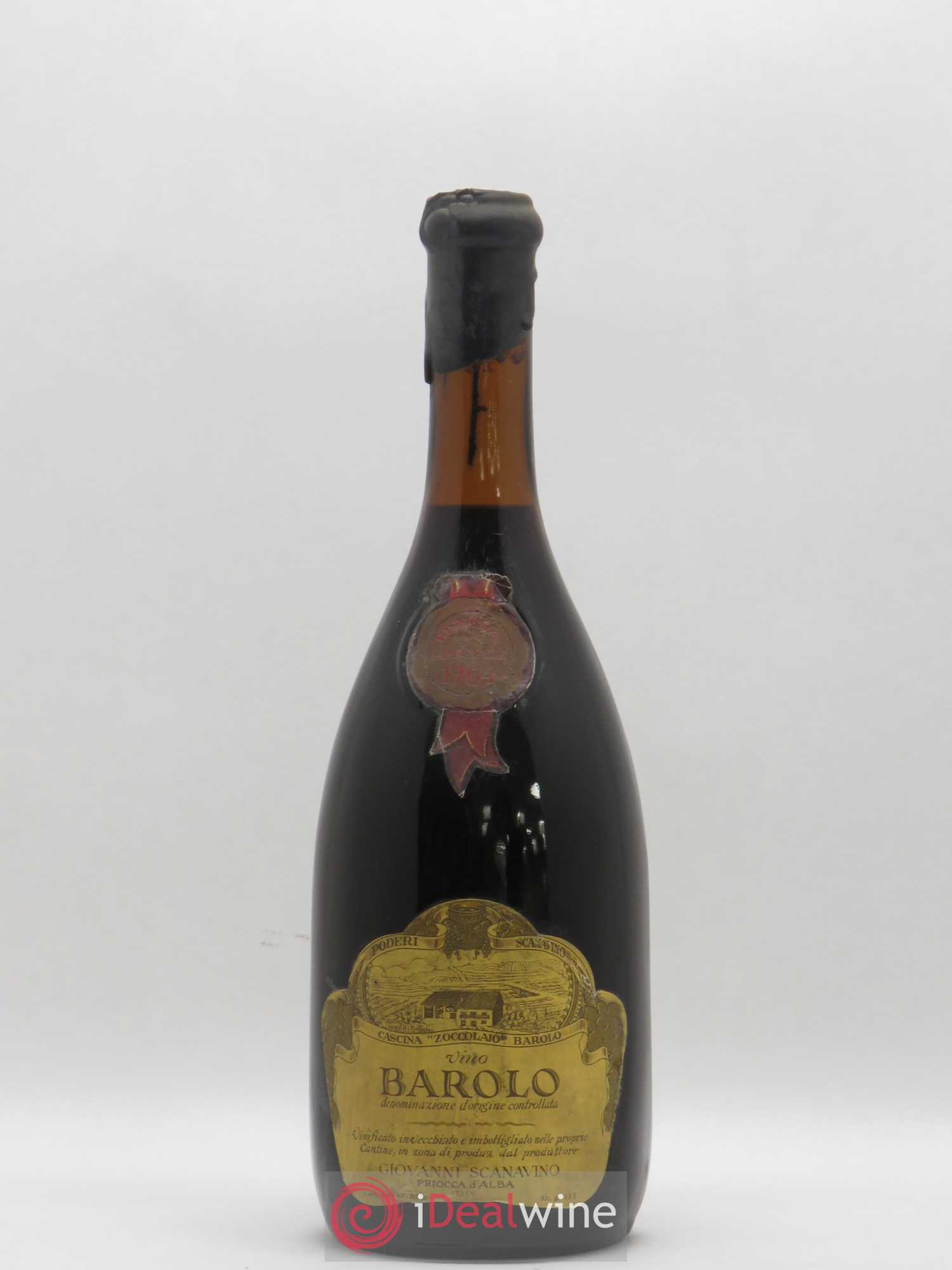 Barolo Riserva Speciale Giovanni Scanavino 1964 - Lot de 1 bouteille - 0