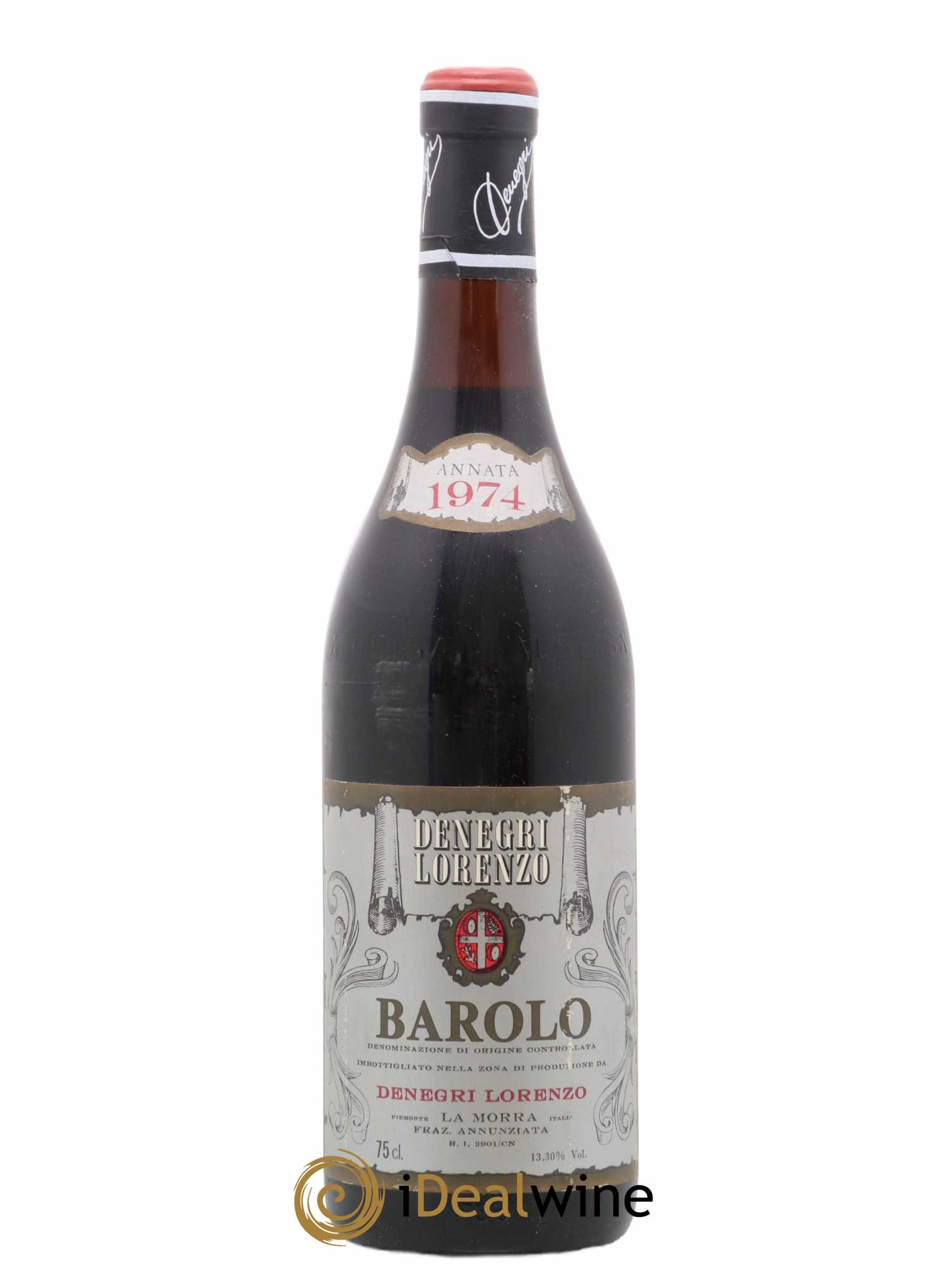 Barolo Lorenzo Denegri 1974 - Lot de 1 bouteille - 0