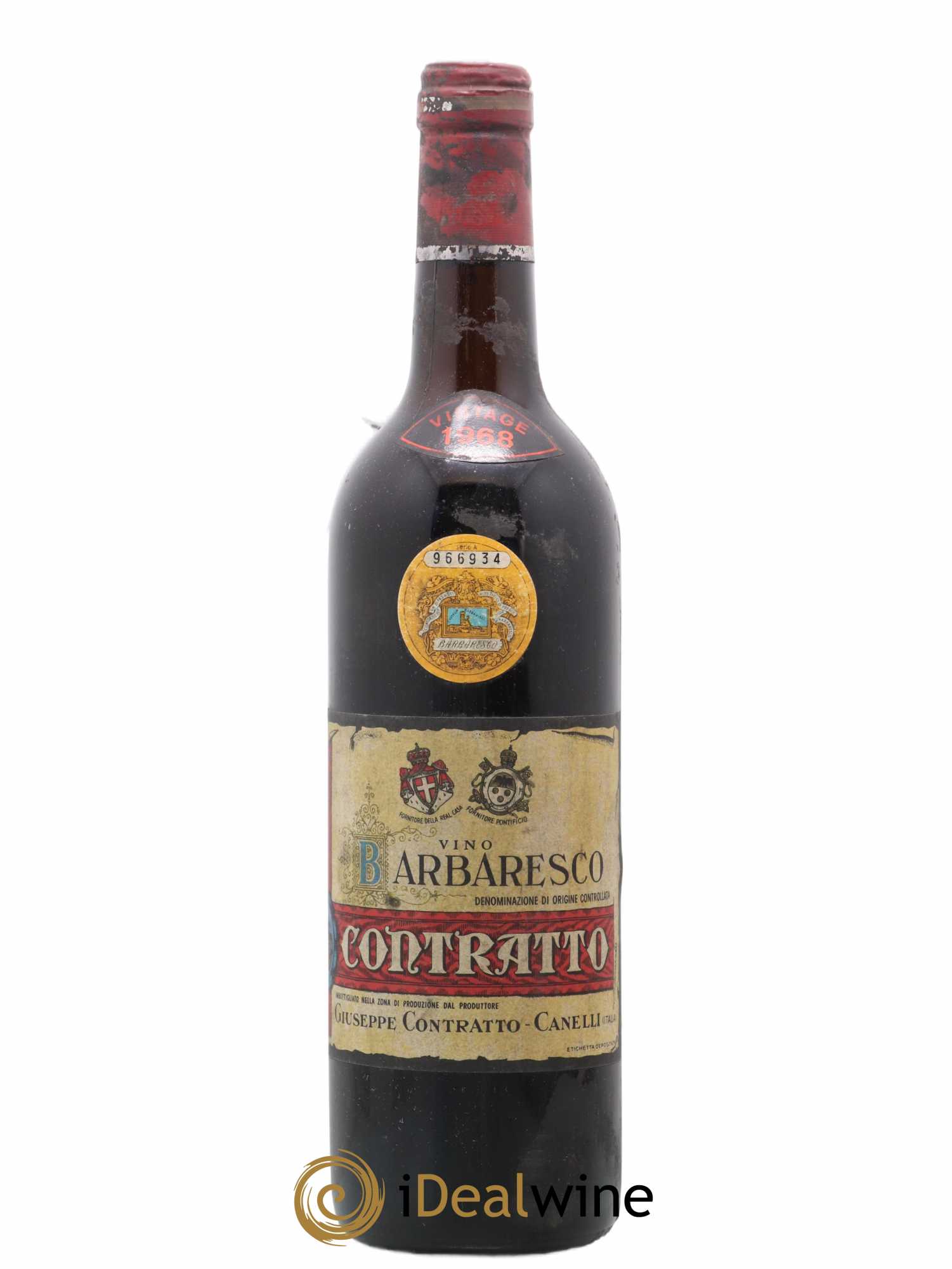 Barbaresco DOCG Contratto 1968 - Lot de 1 bouteille - 0