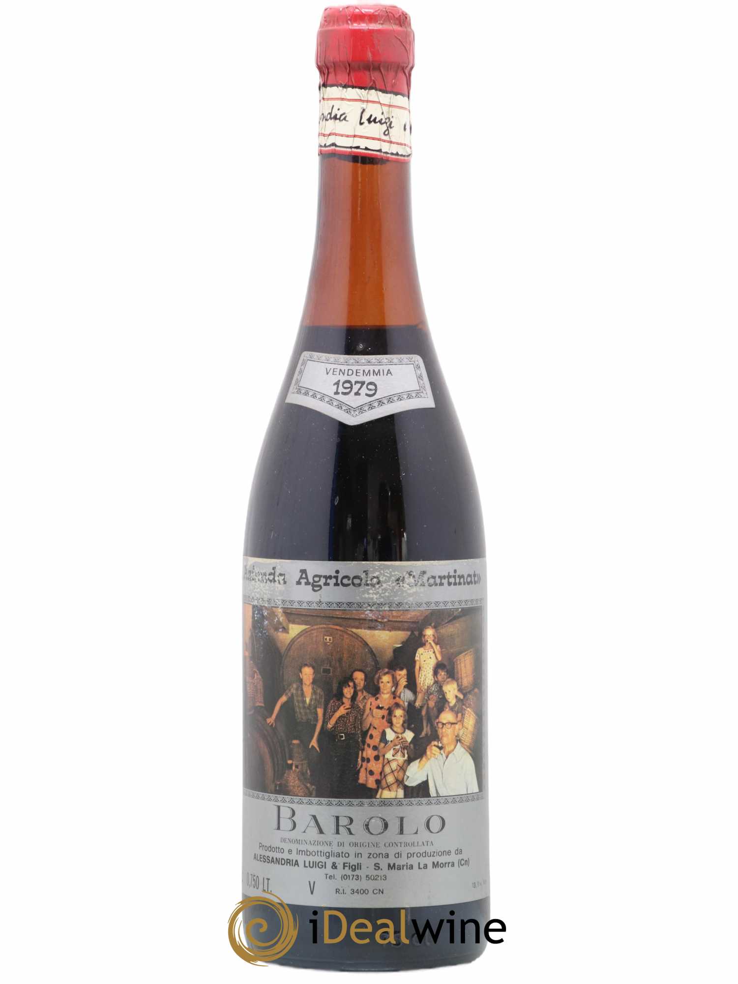 Barolo Azienda Agricola Martinat Allessandria Luigi 1979 - Lot de 1 bouteille - 0
