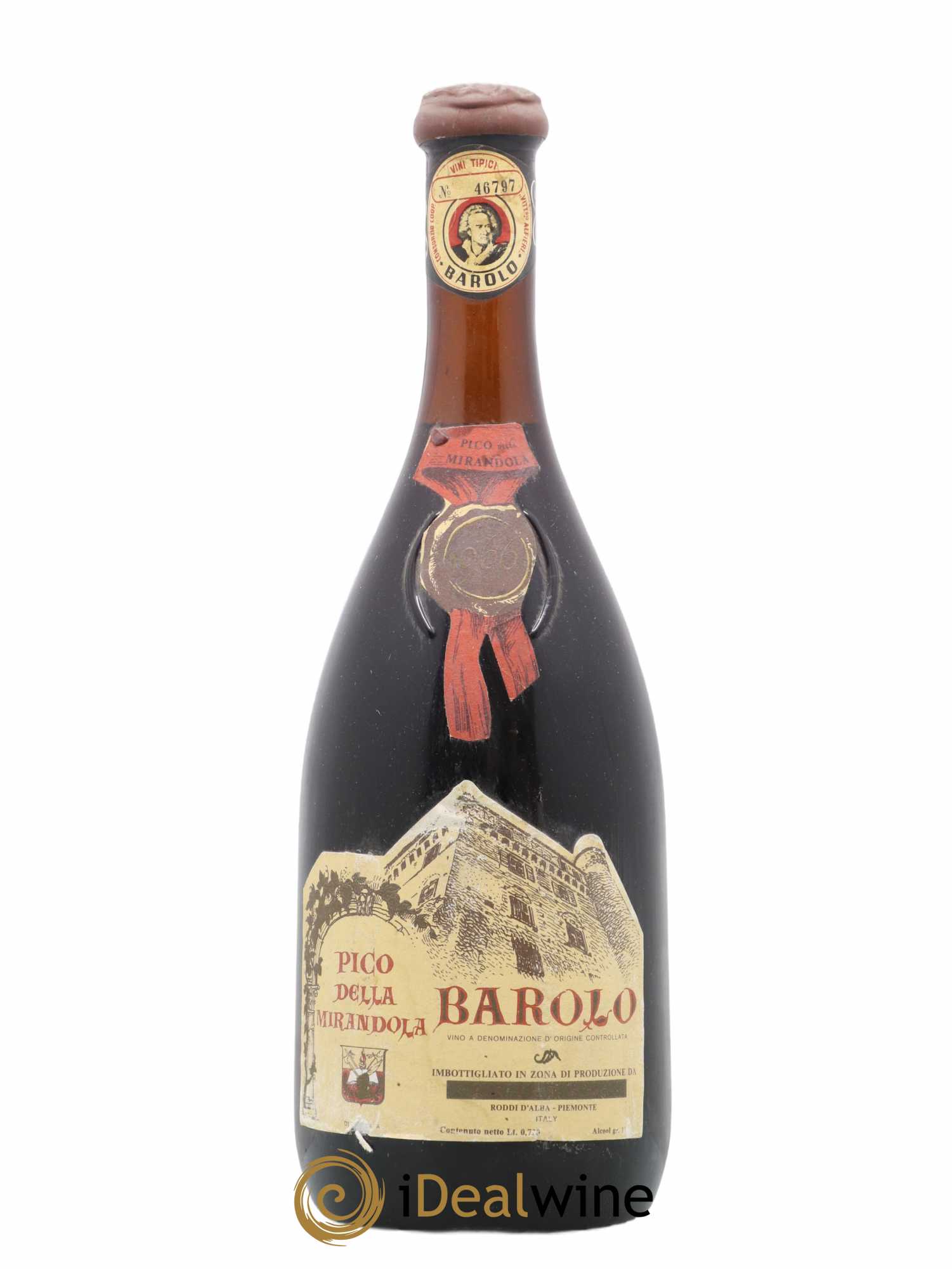 Barolo Pico Della Mirandola 1966 - Lot de 1 bouteille - 0