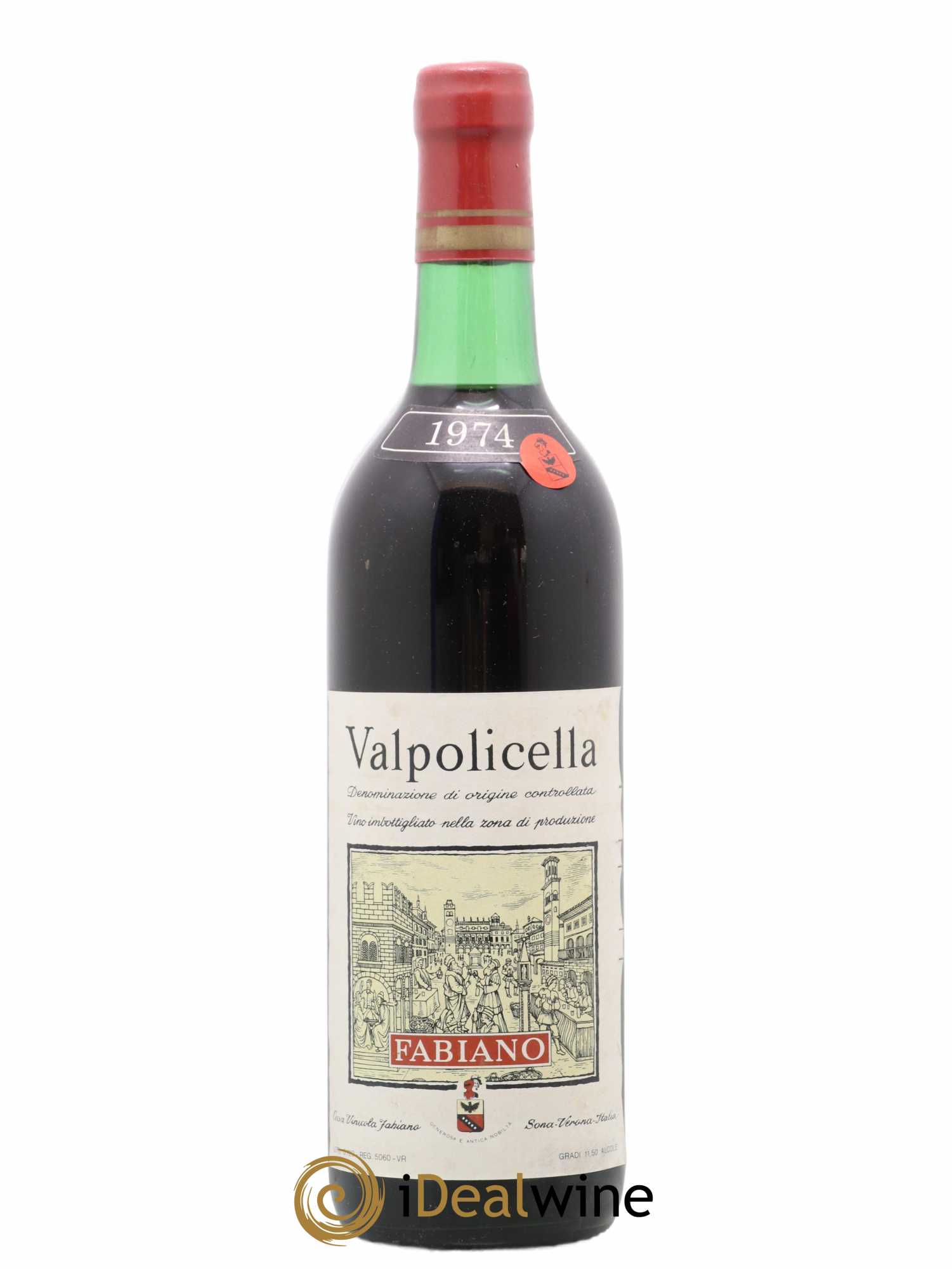 Valpolicella Classico DOC Fabiano 1974 - Lot de 1 bouteille - 0