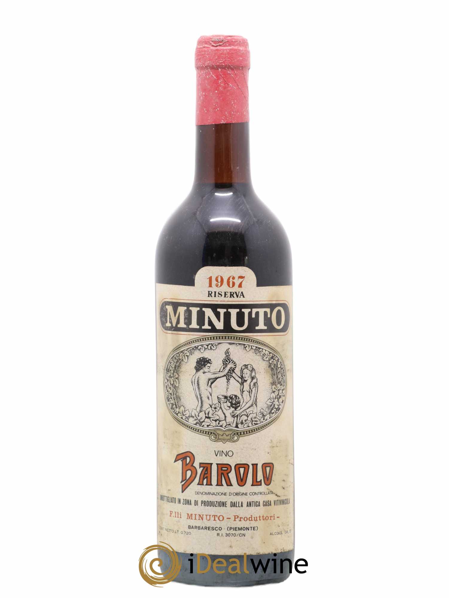 Barolo Riserva Fratelli Minuto 1967 - Lot de 1 bouteille - 0