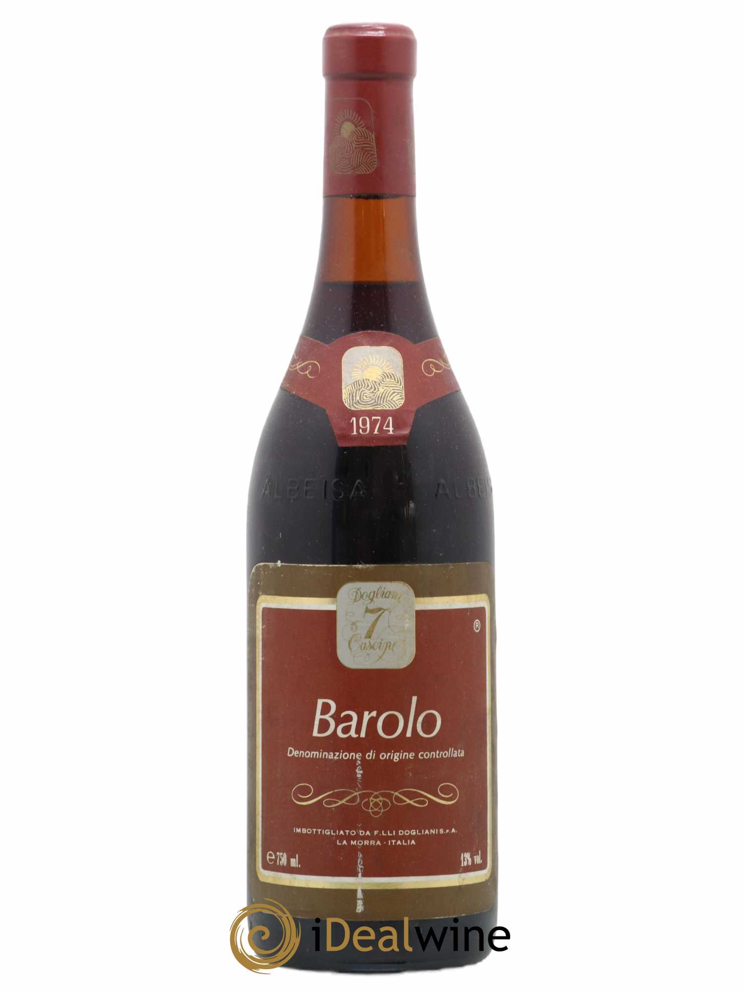 Barolo Dogliani 7 Cascine 1974 - Lot de 1 bouteille - 0