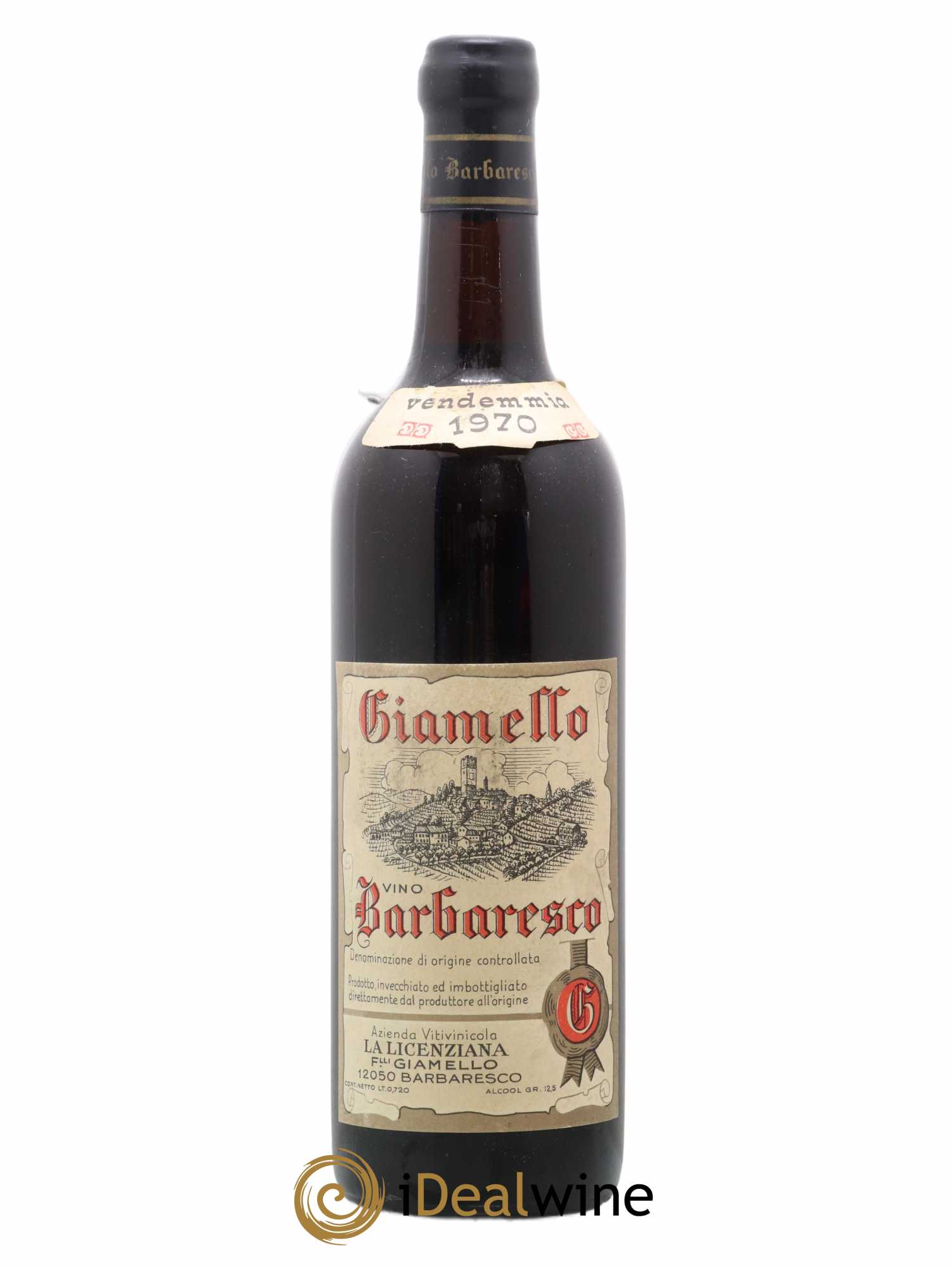Barbaresco DOCG Giamello 1970 - Lot de 1 bouteille - 0